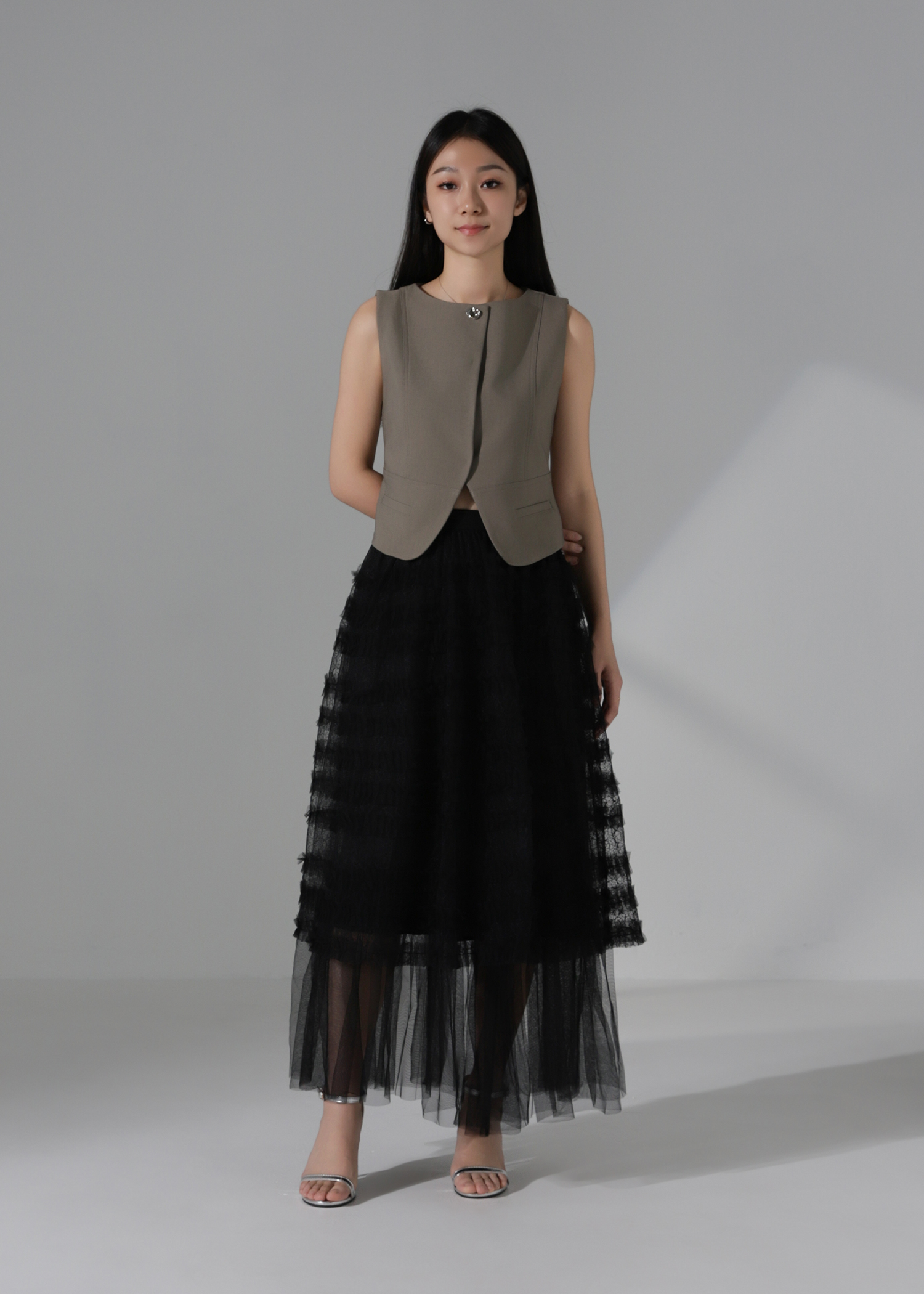 Elegant Wear Sleeveless Blouse AC362