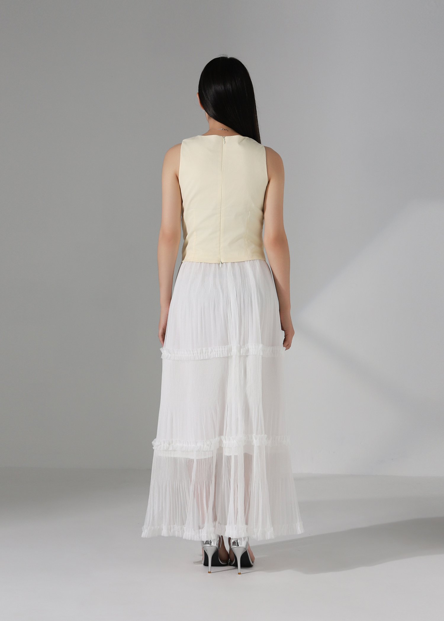 Side Tie Sleeveless Top AC368