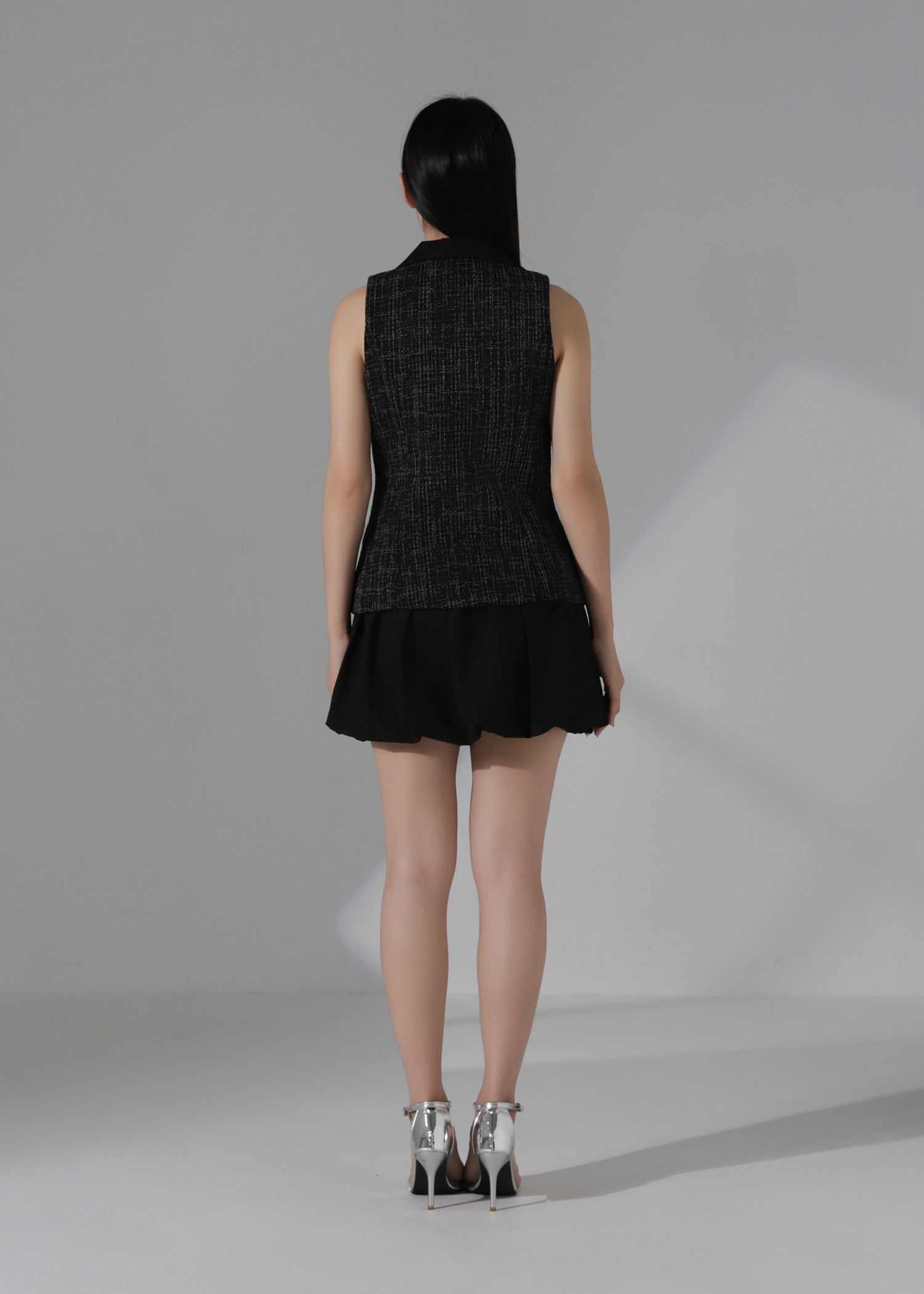 Chanel Style Sleeveless Blouse AC371