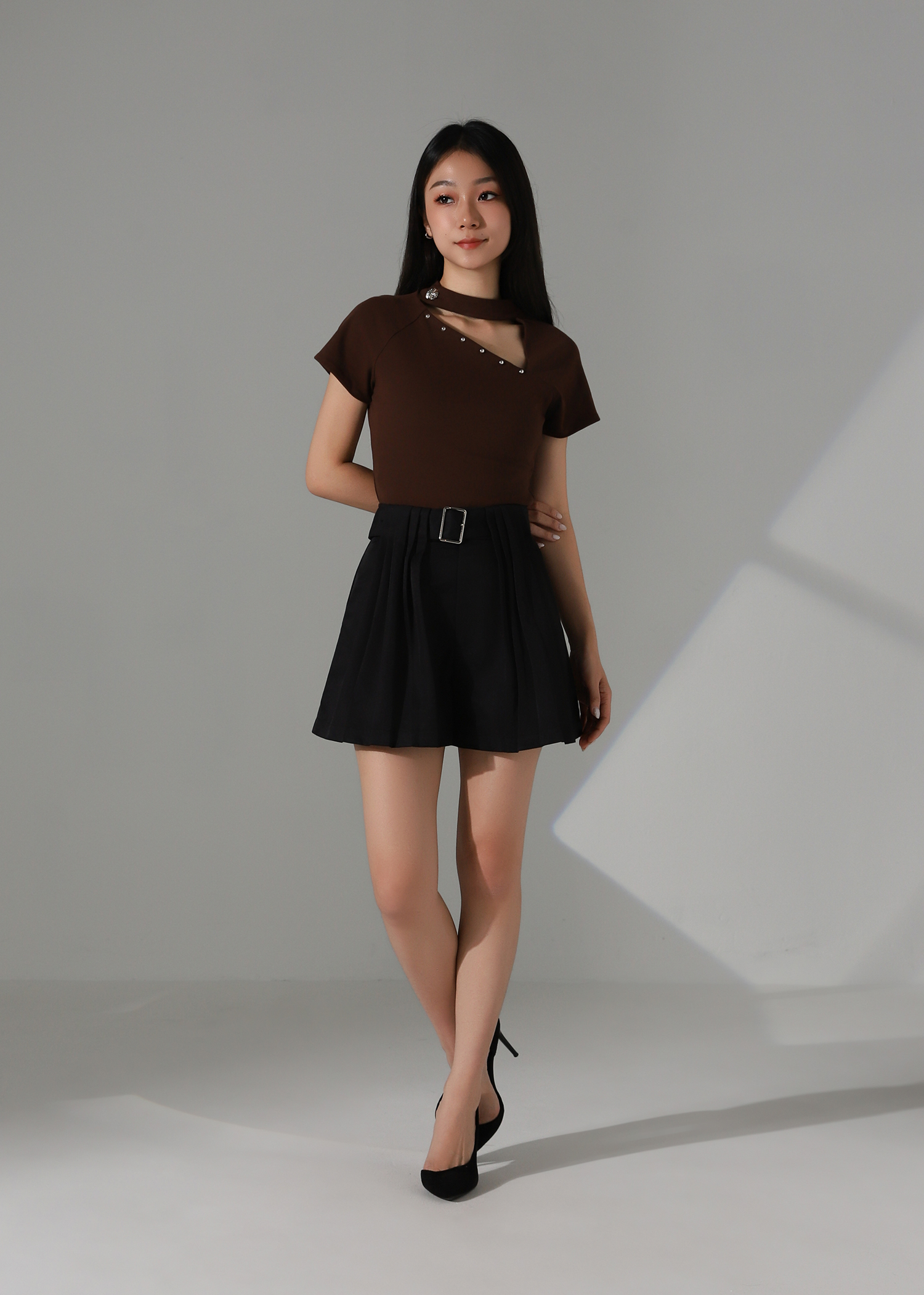 Pearl Detail Top AC379