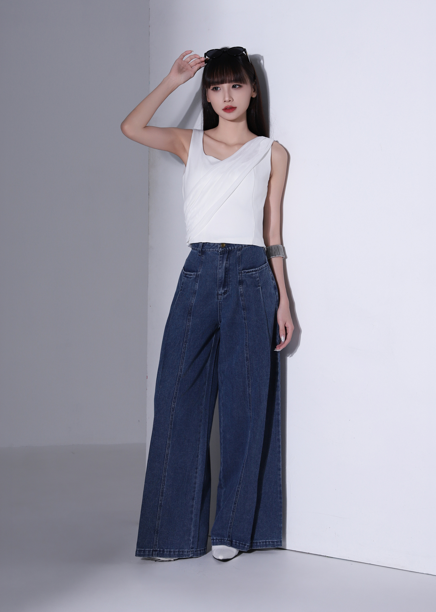 Elegant Wear Decorative Net Top AC383