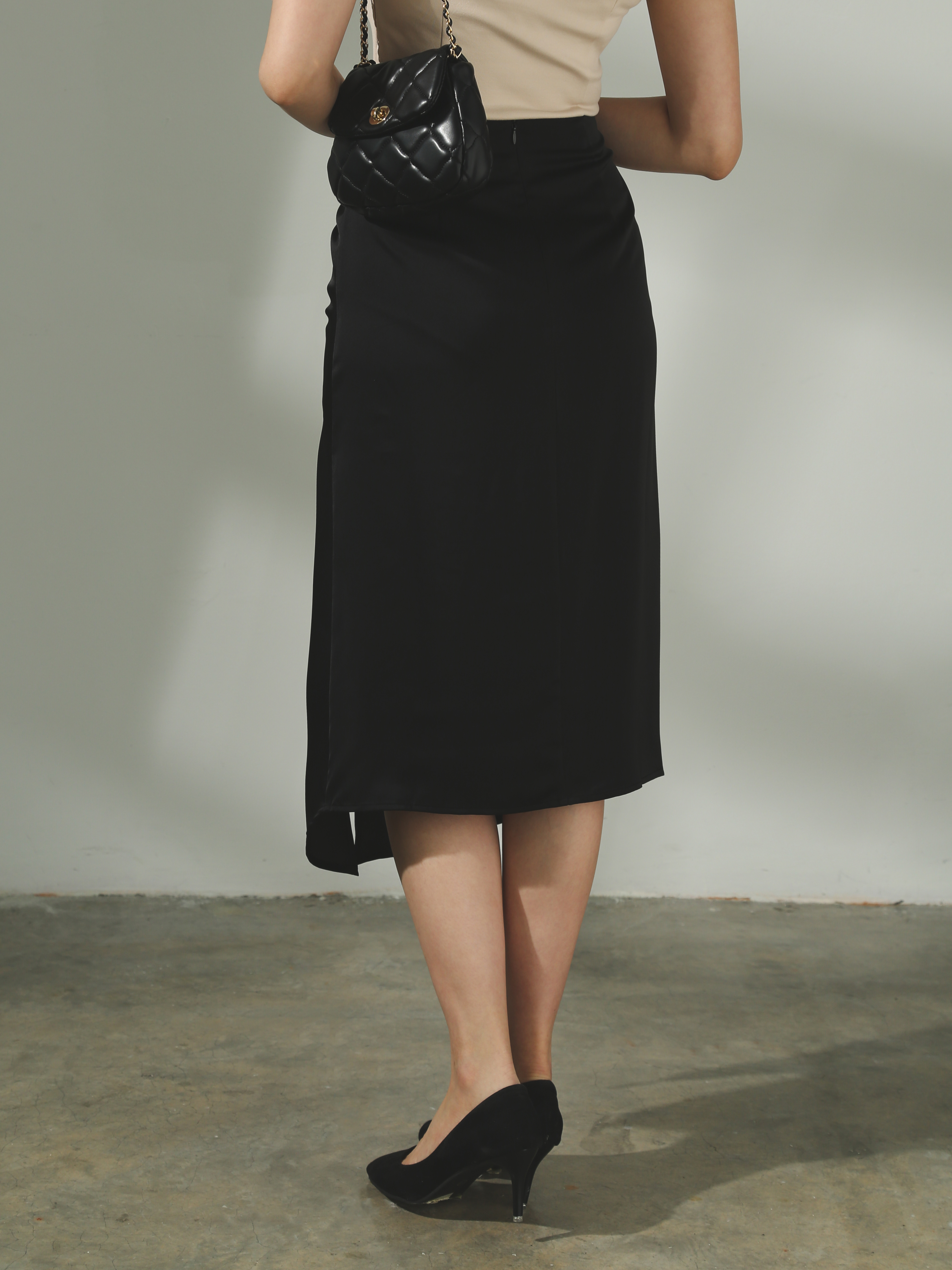 High Waist Side Split With Lace Skirt AC403 (SPO)