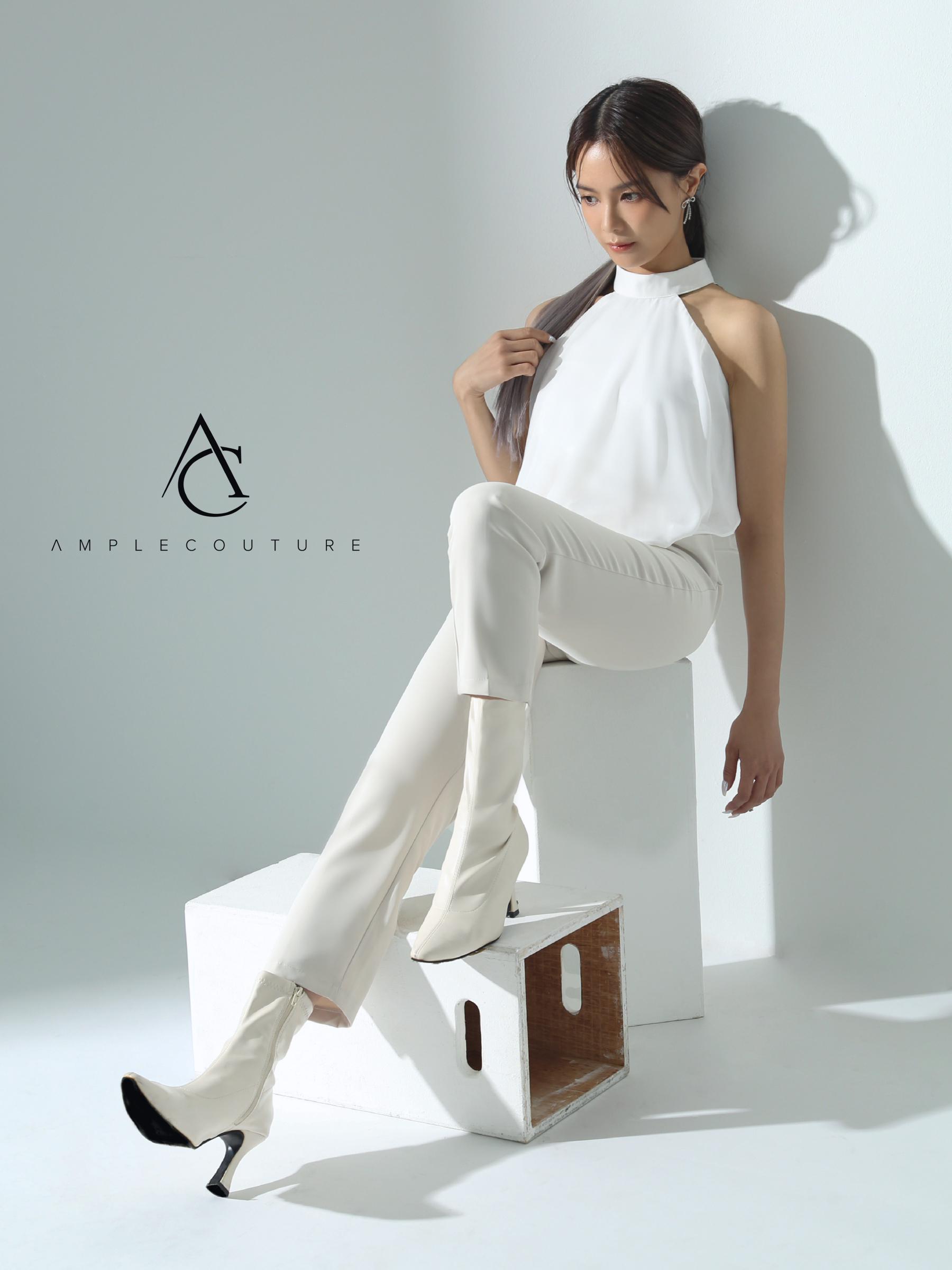 Halter Ruffles Top AC404 (SPO)