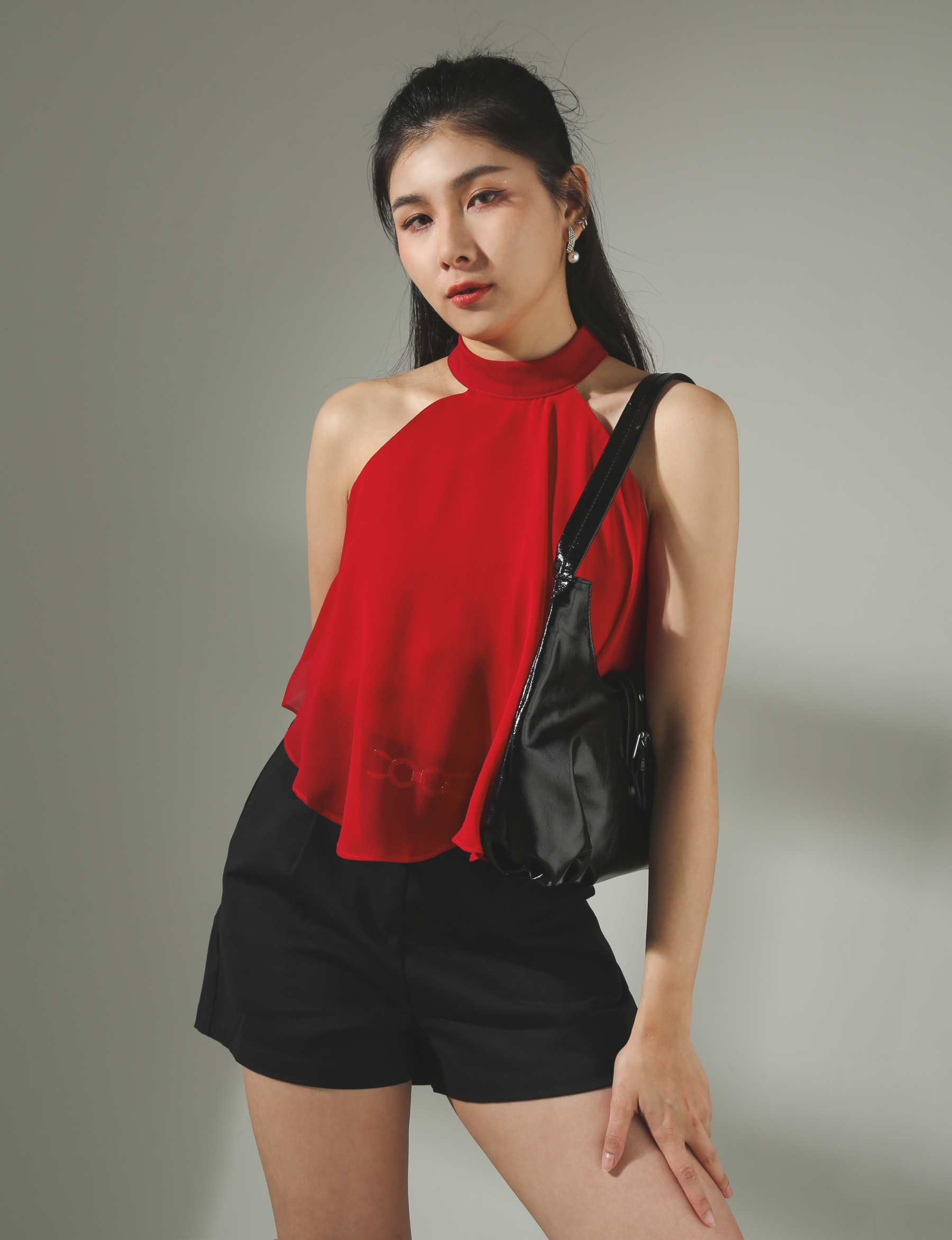 Halter Ruffles Top AC404 (SPO)