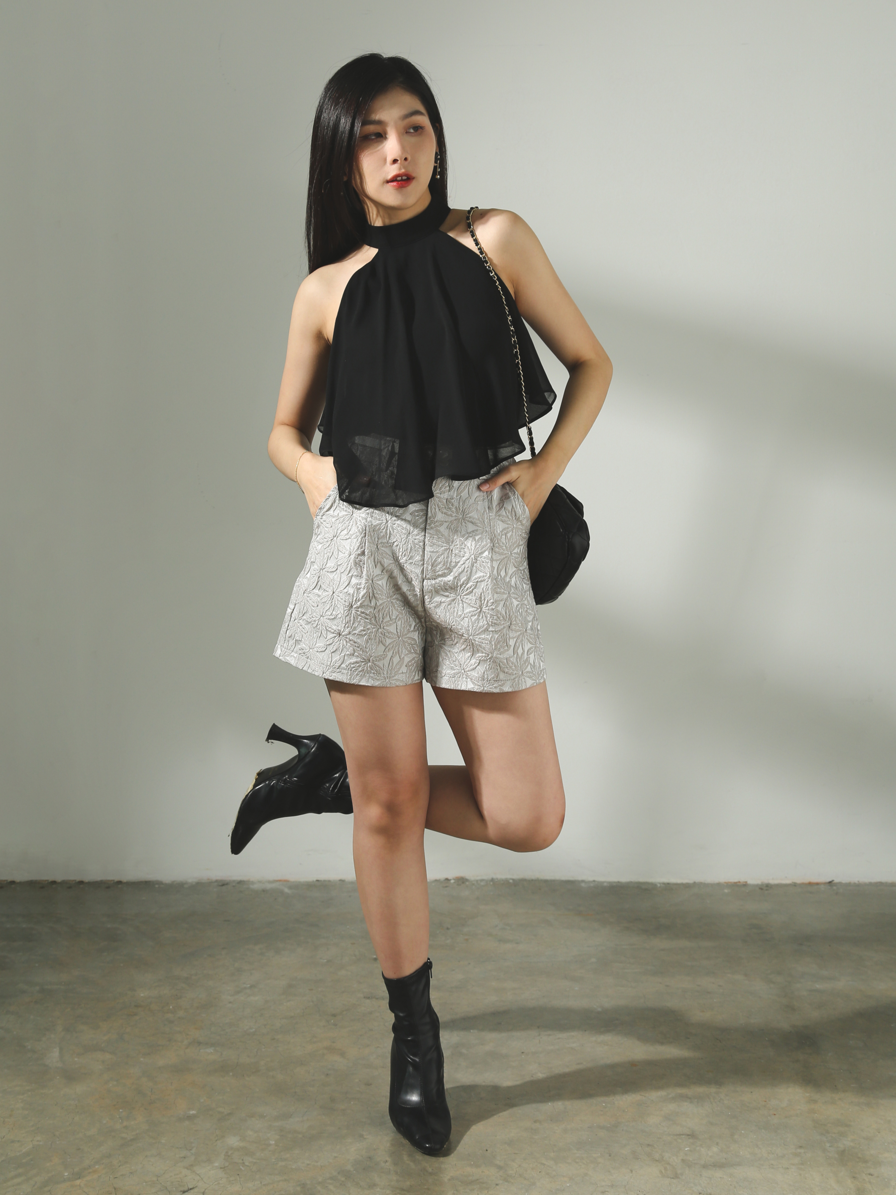 Halter Ruffles Top AC404 (SPO)