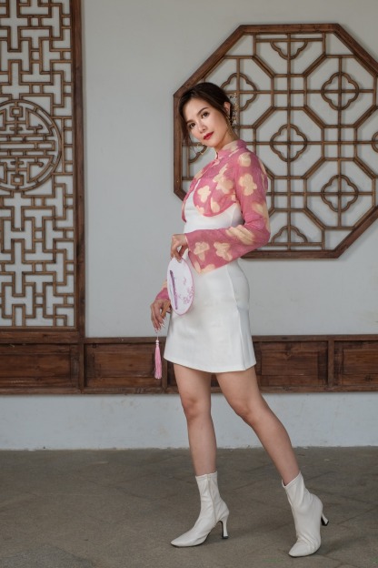 Chinese Style Two Piece Set Dress AC407 (SO)