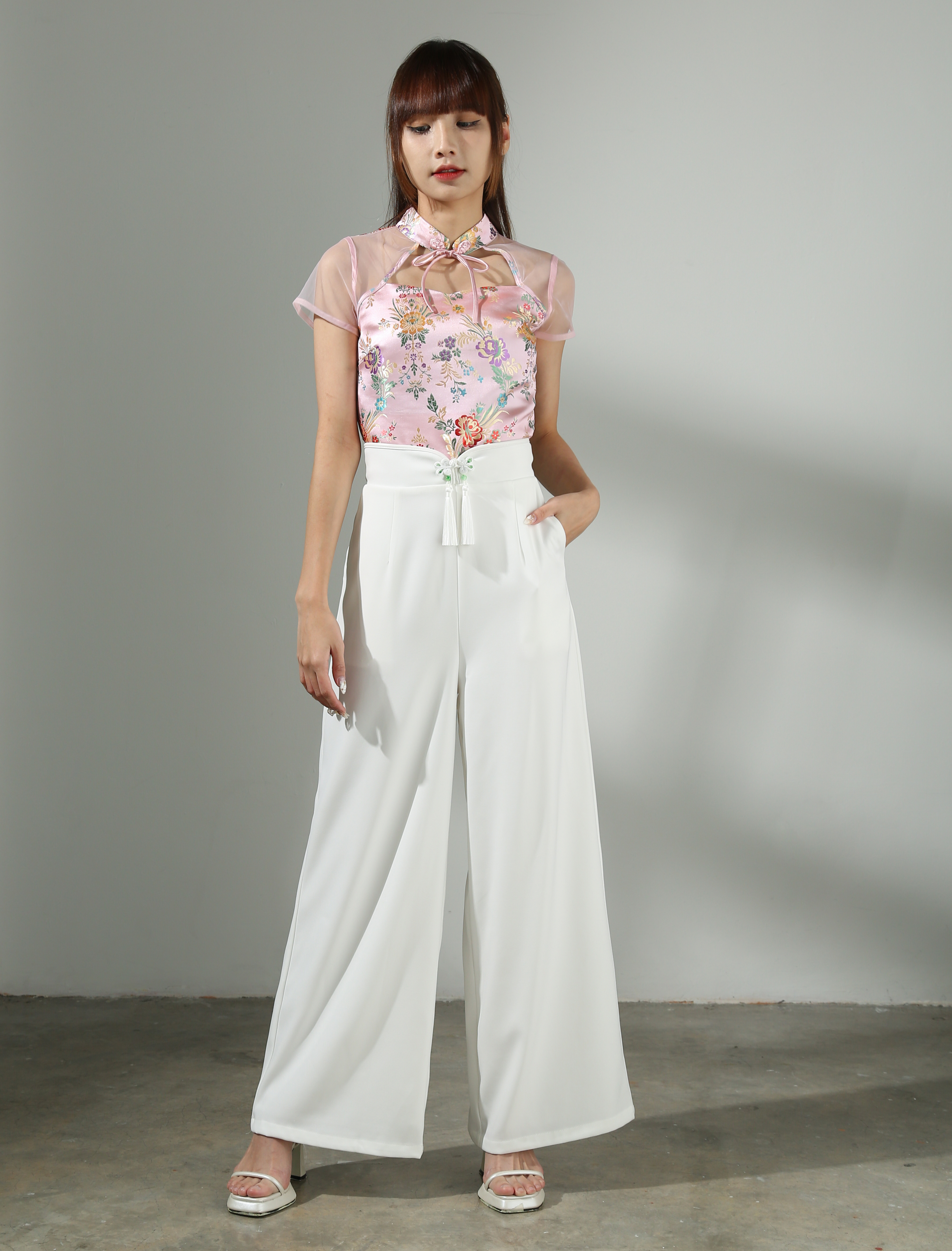 [PRERODER] Fake Two Piece Cheongsam Top AC429