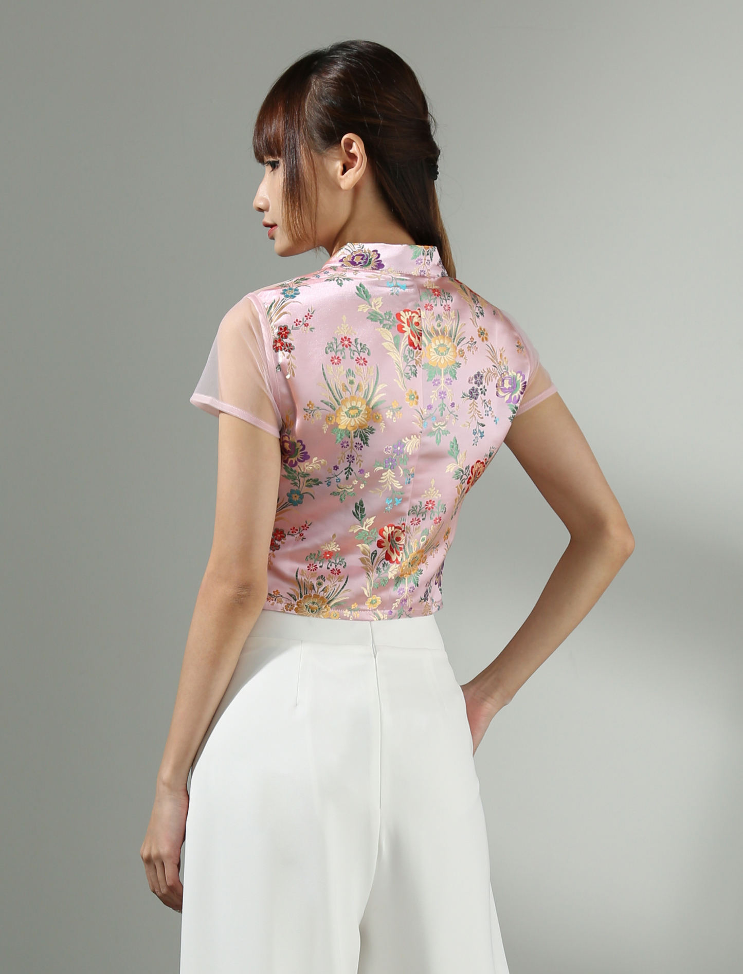 [PRERODER] Fake Two Piece Cheongsam Top AC429