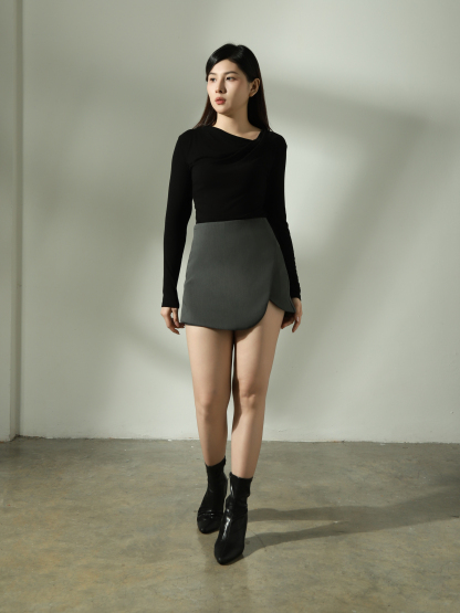 Wrap Skirt Pants AC505