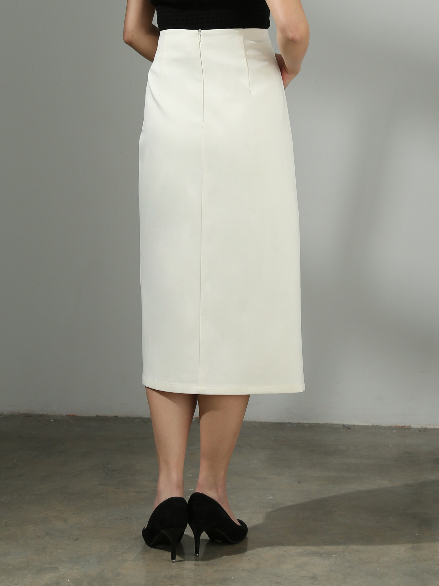 [PREORDER] High Waist Wrap With Split Long Skirt AC518