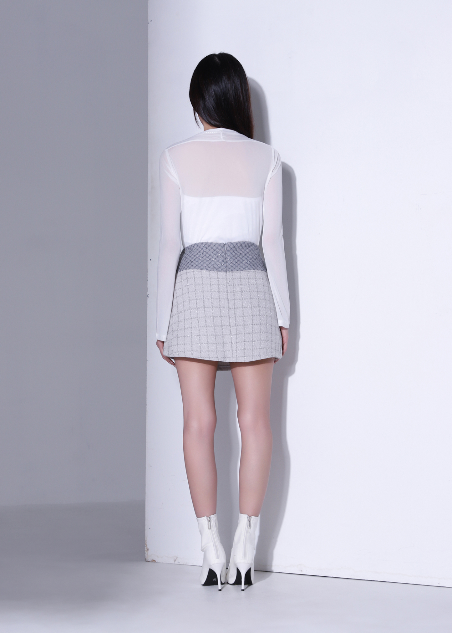 Basic Knit Mini Skirt Pants 53506