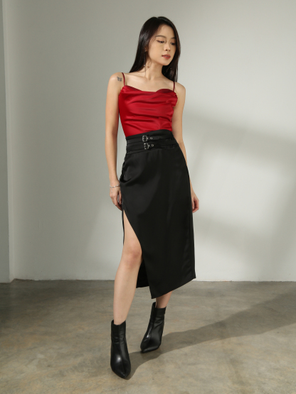 High Waist With Split Skirt AC539