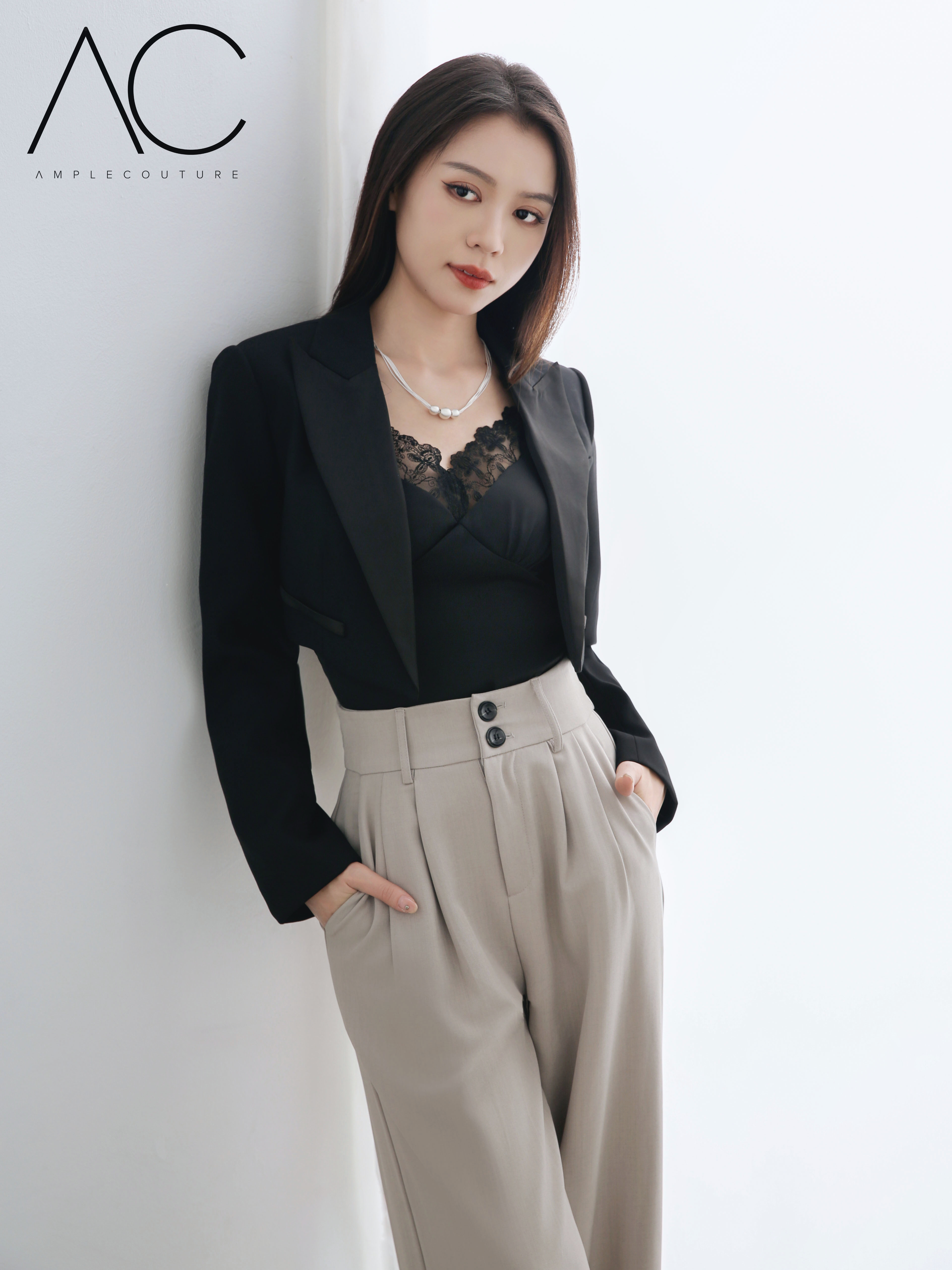 Side Pocket Long Pant AC533