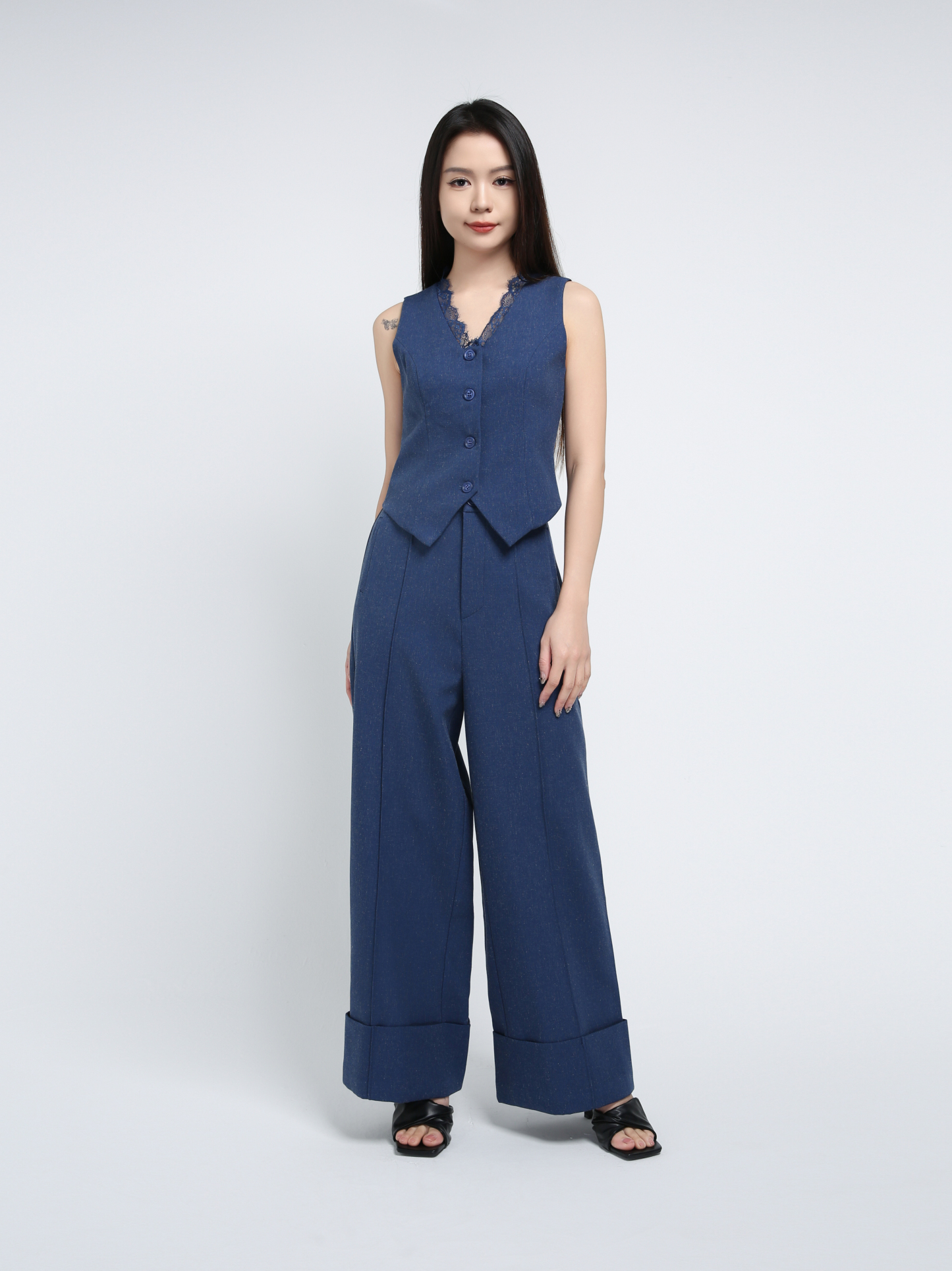Wide Leg Long Pants AC570
