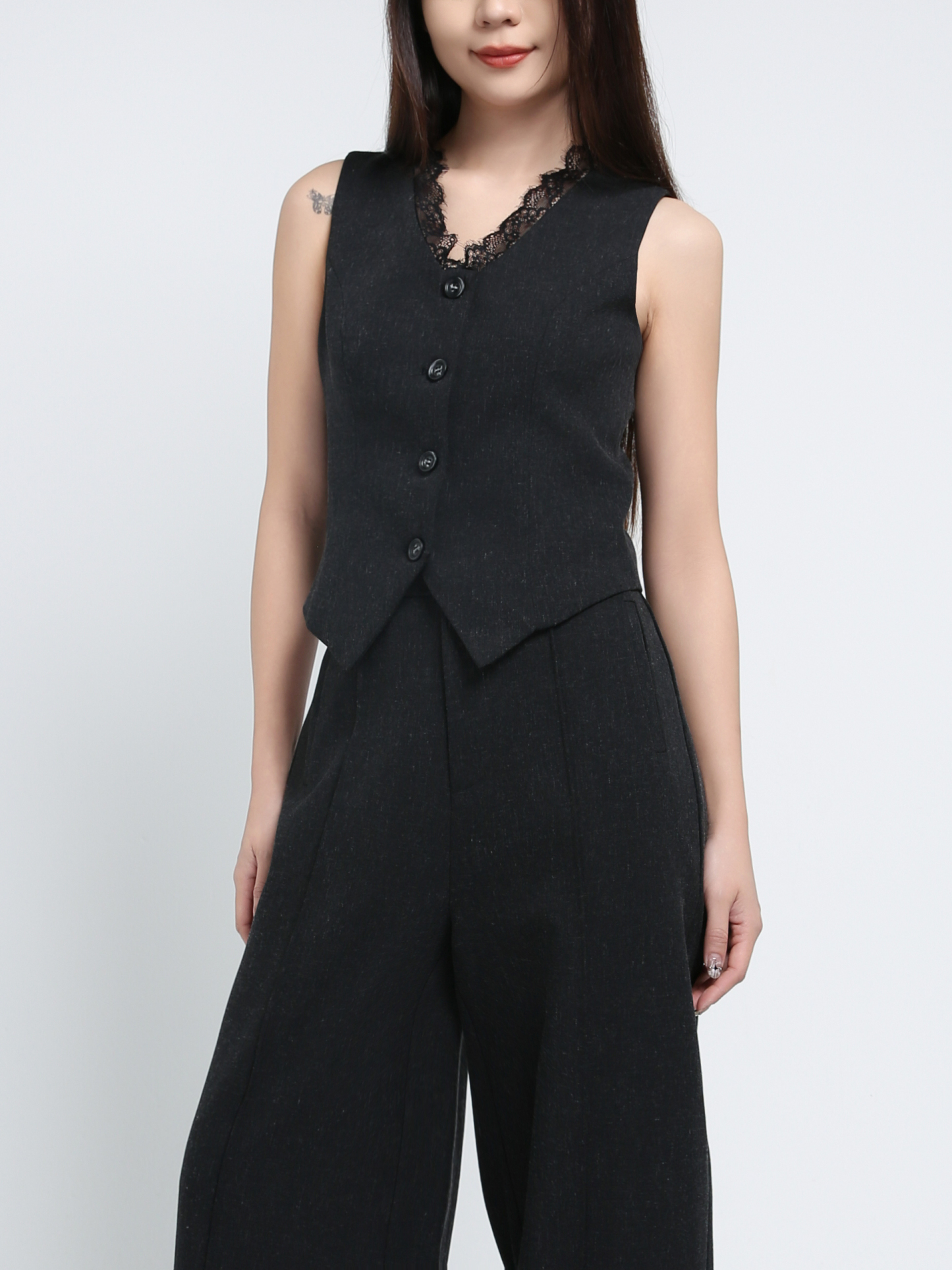 Wide Leg Long Pants AC570