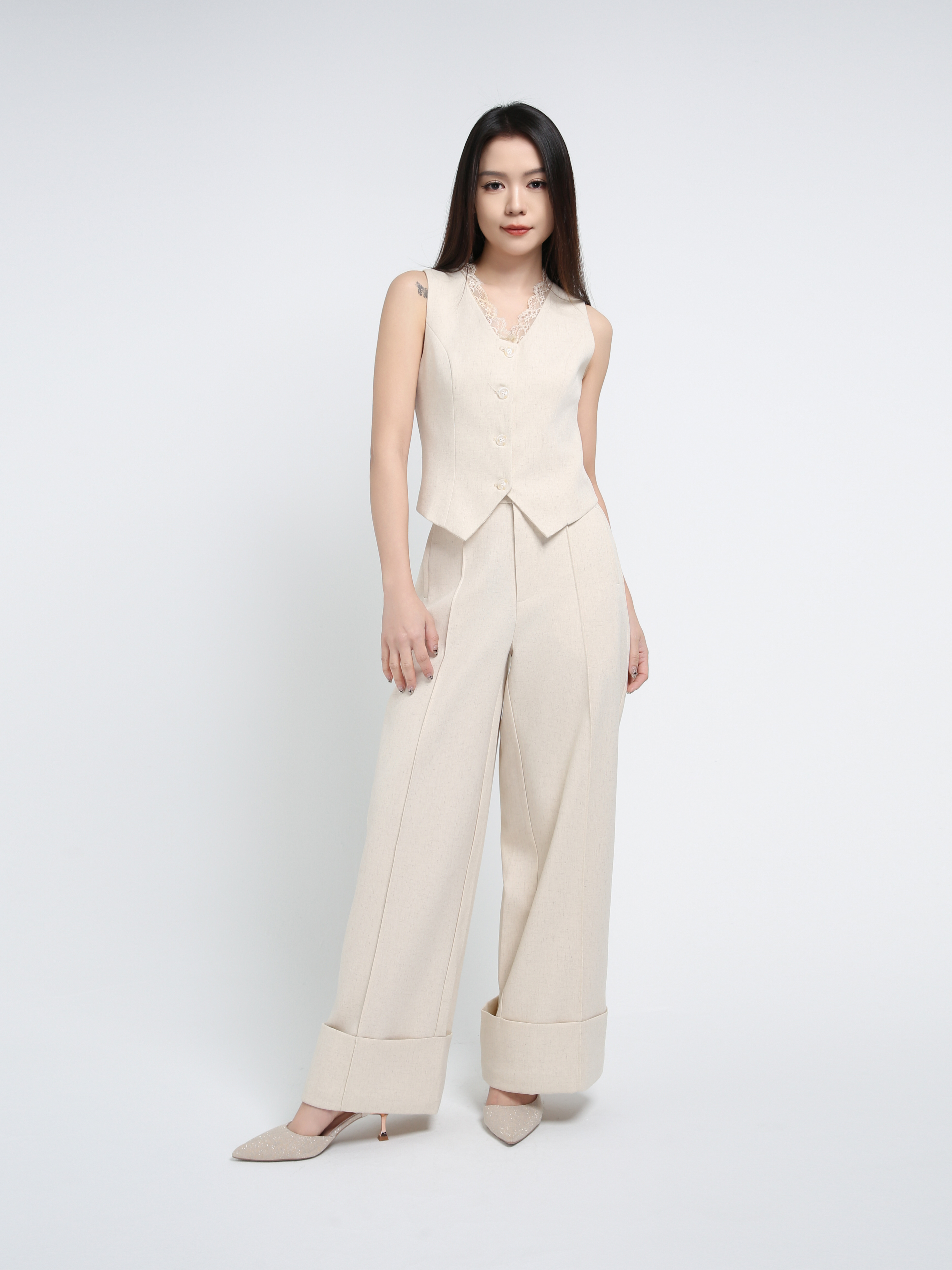 Wide Leg Long Pants AC570
