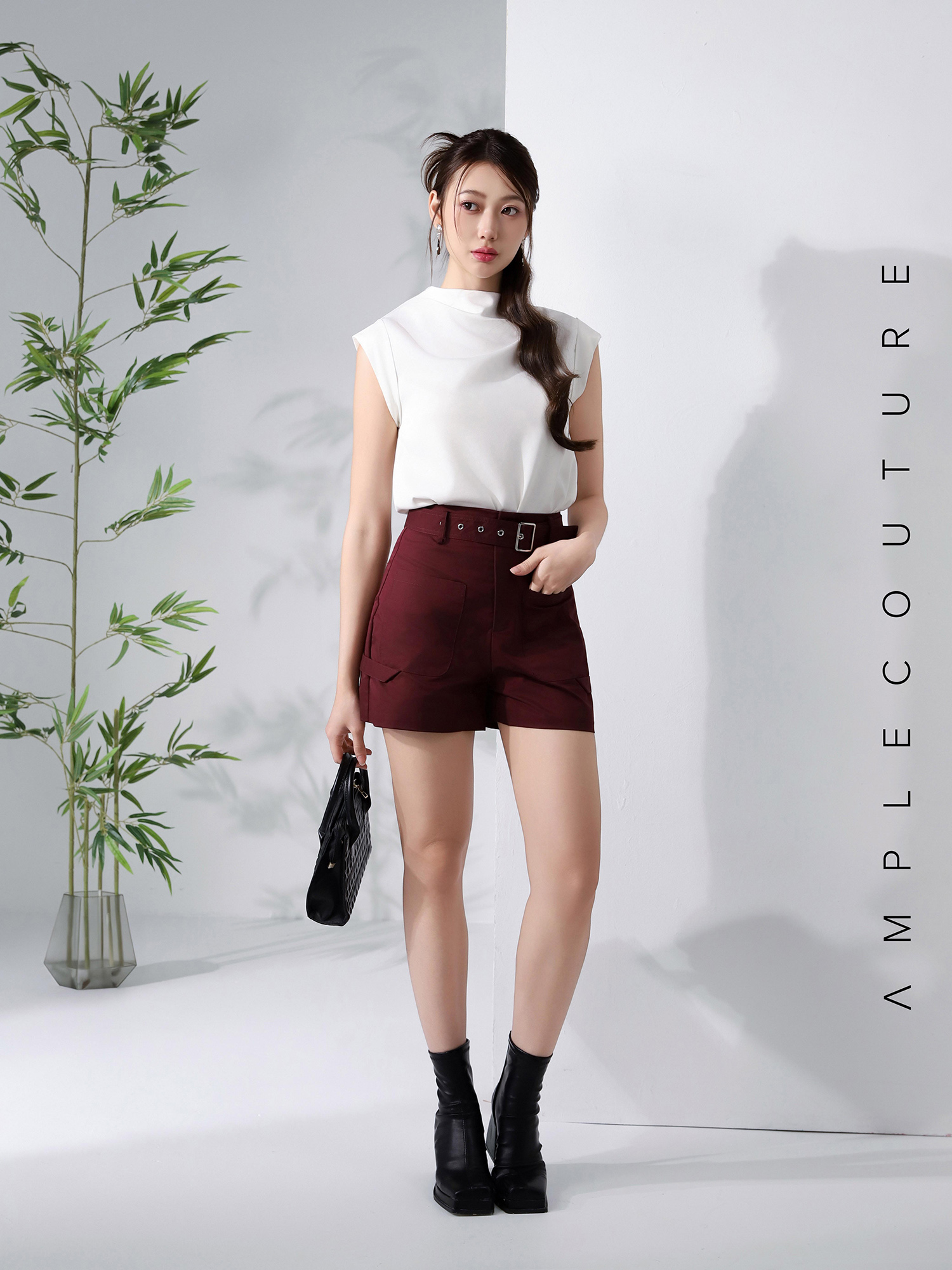 High Waist Short Pants AC571