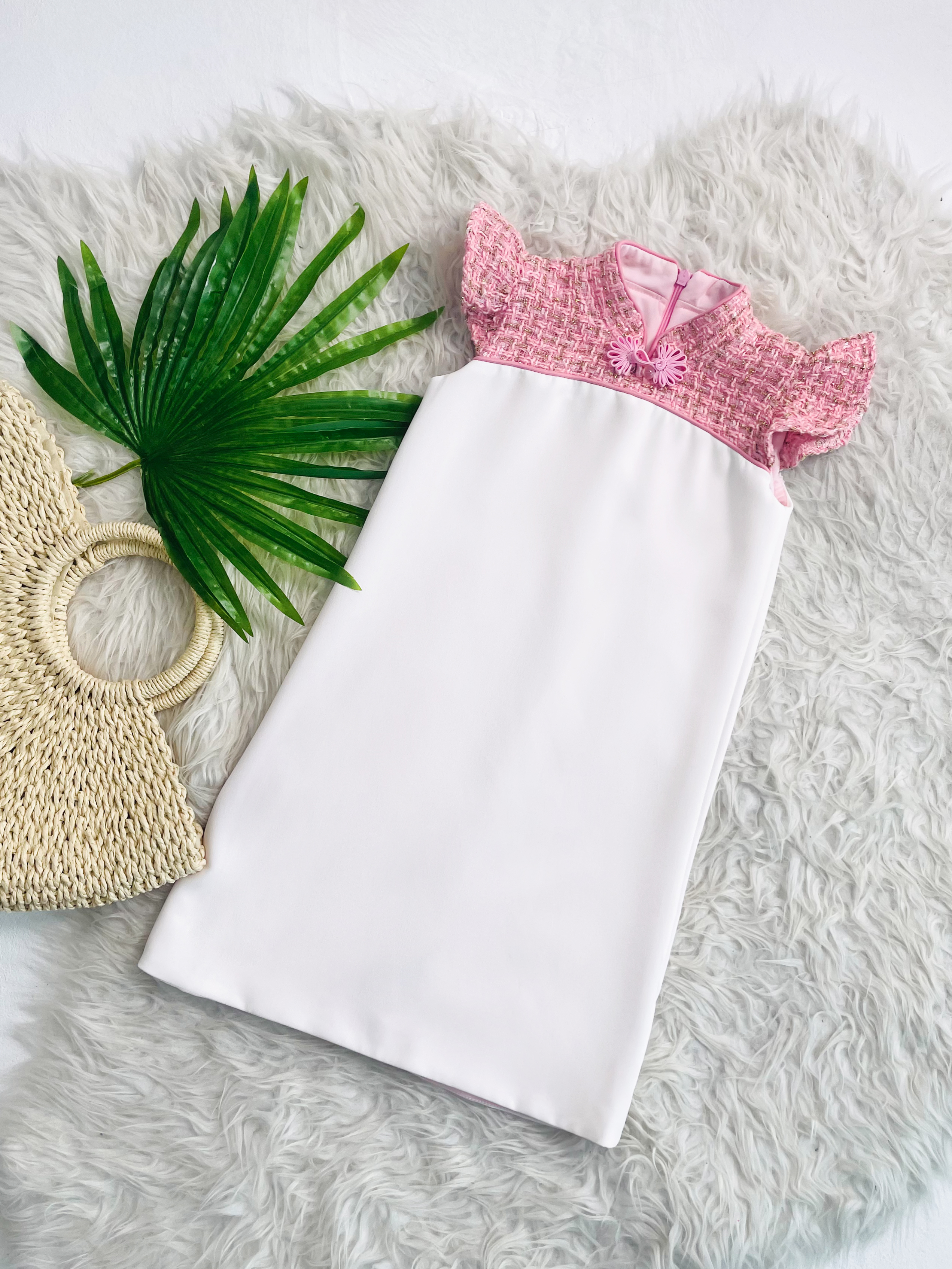 Cheongsam Chanel Style Dress Kids AC607