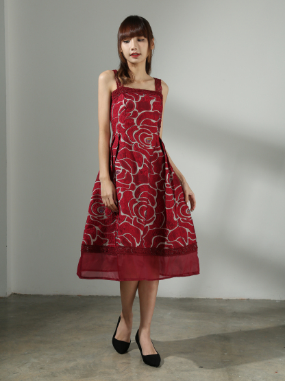 [PREORDER] Flower Elegant Dress AC623