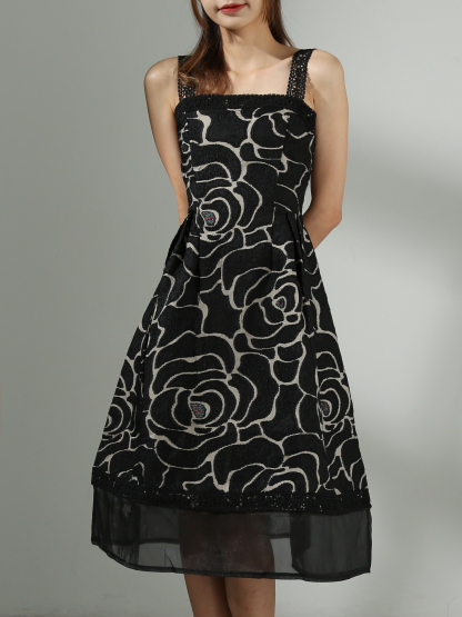 [PREORDER] Flower Elegant Dress AC623