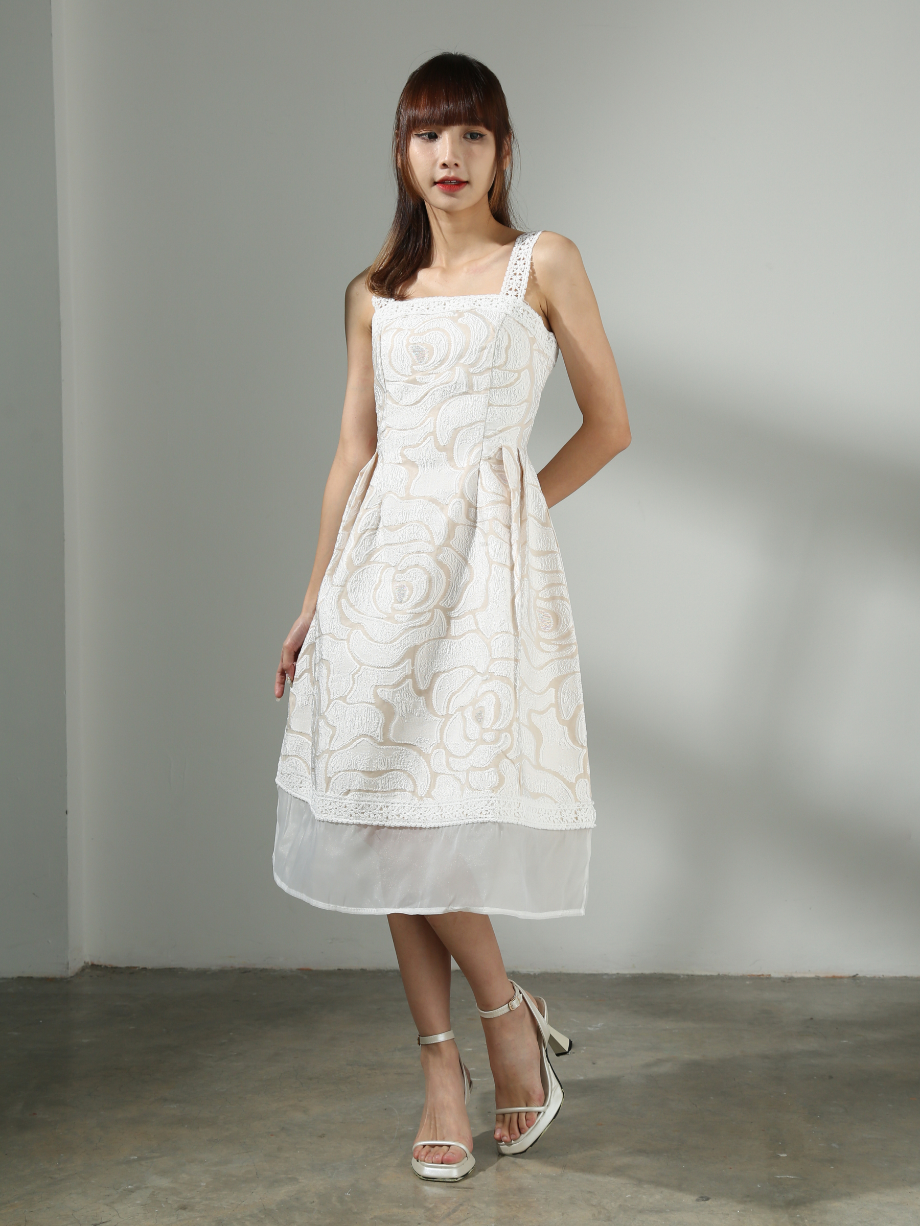 [PREORDER] Flower Elegant Dress AC623