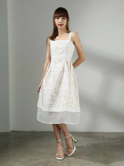 [PREORDER] Flower Elegant Dress AC623