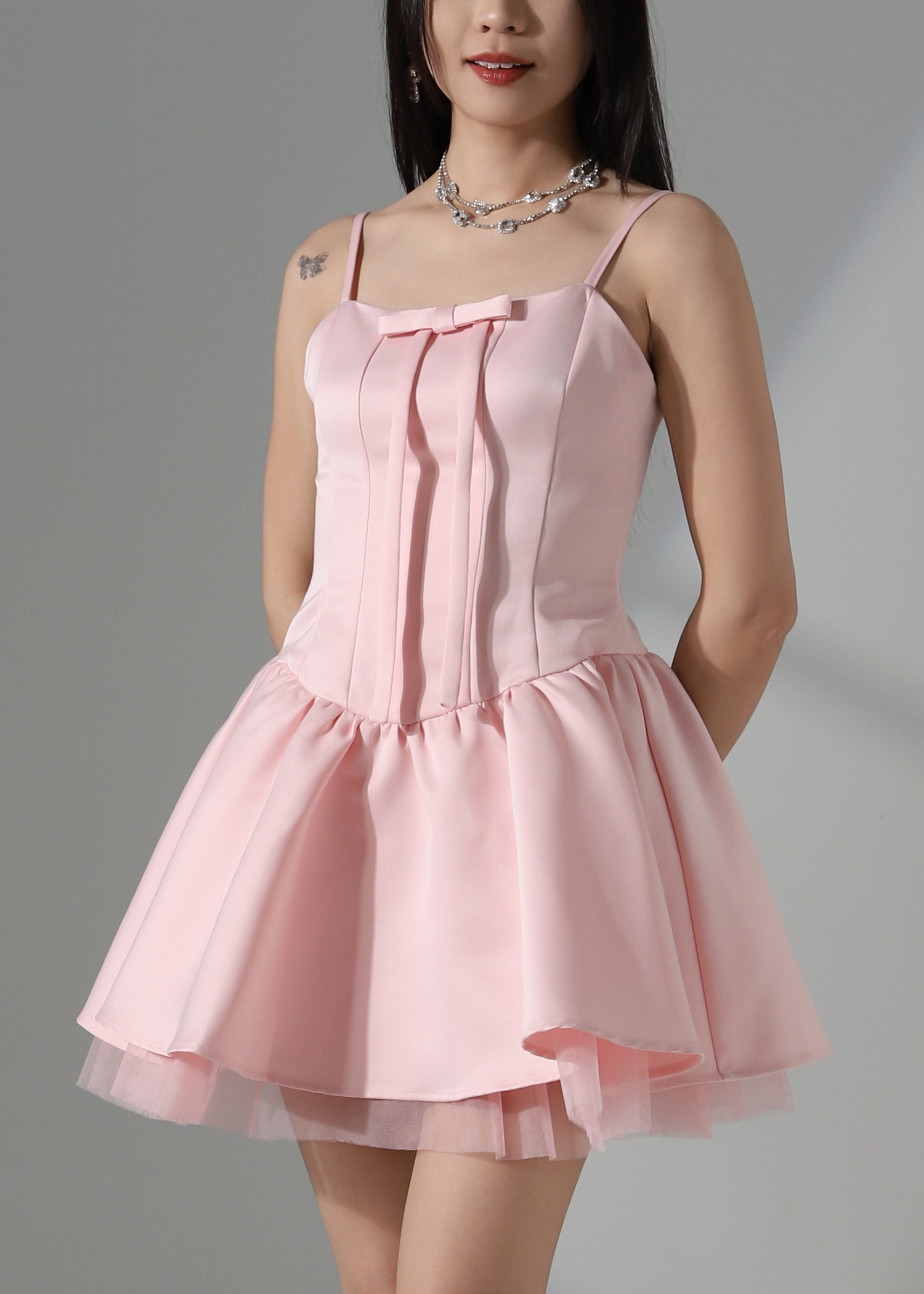 Elegant Wear With Net Dress AC653