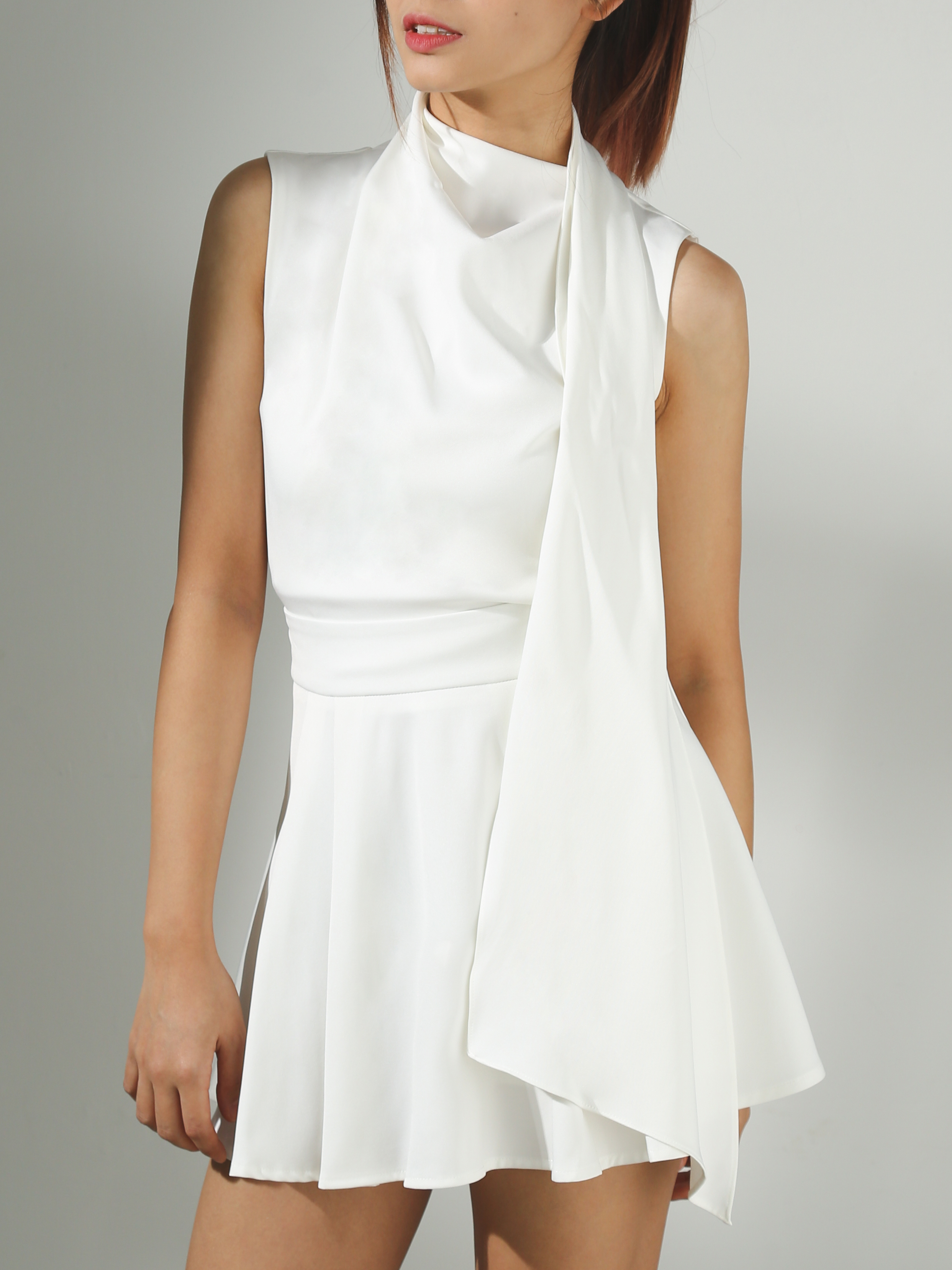 High Waist Pleated Skirt AC709 (SPO)