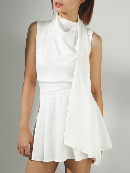 High Waist Pleated Skirt AC709 (SPO)