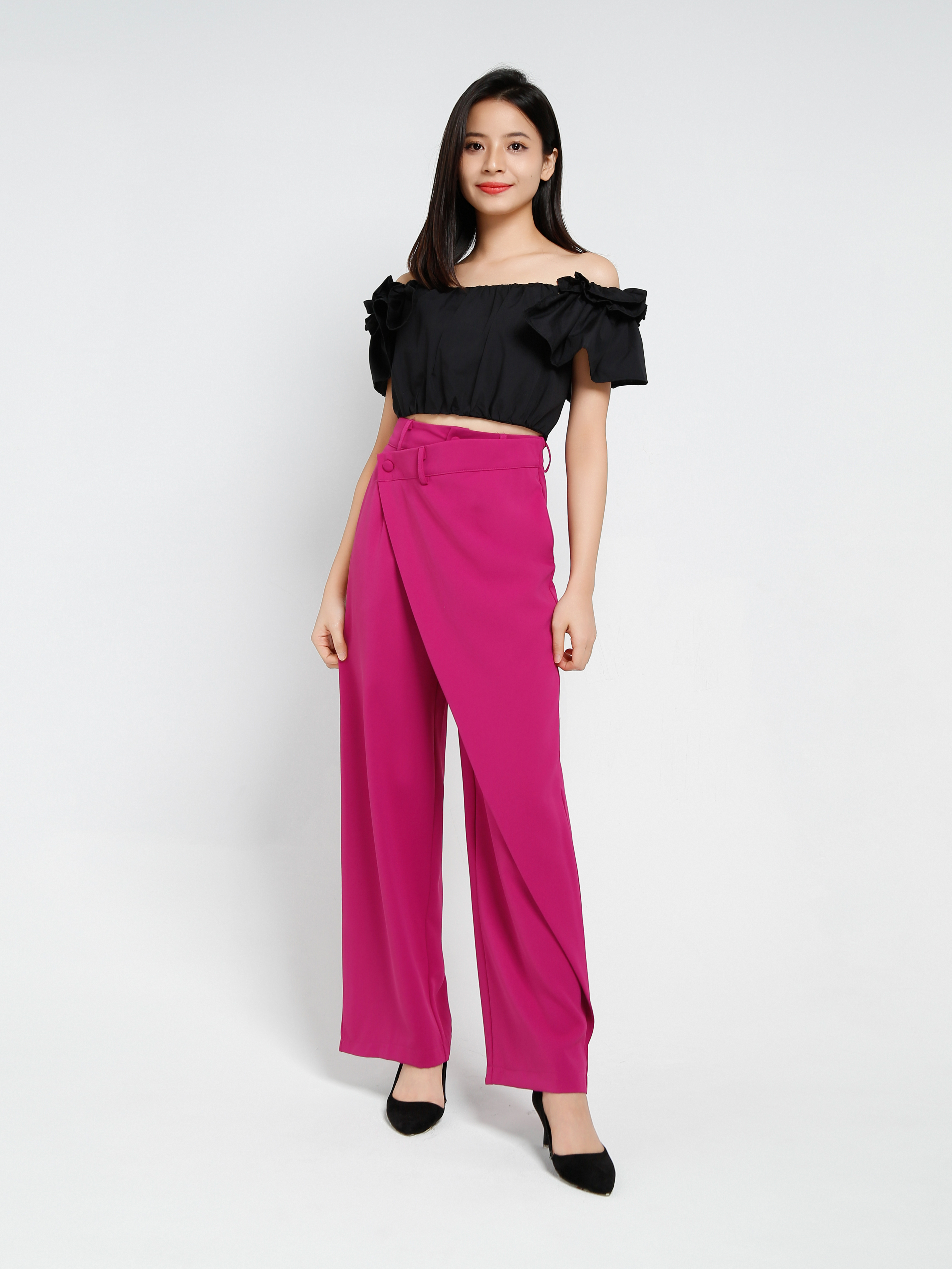 Wrap Long Pants AC739