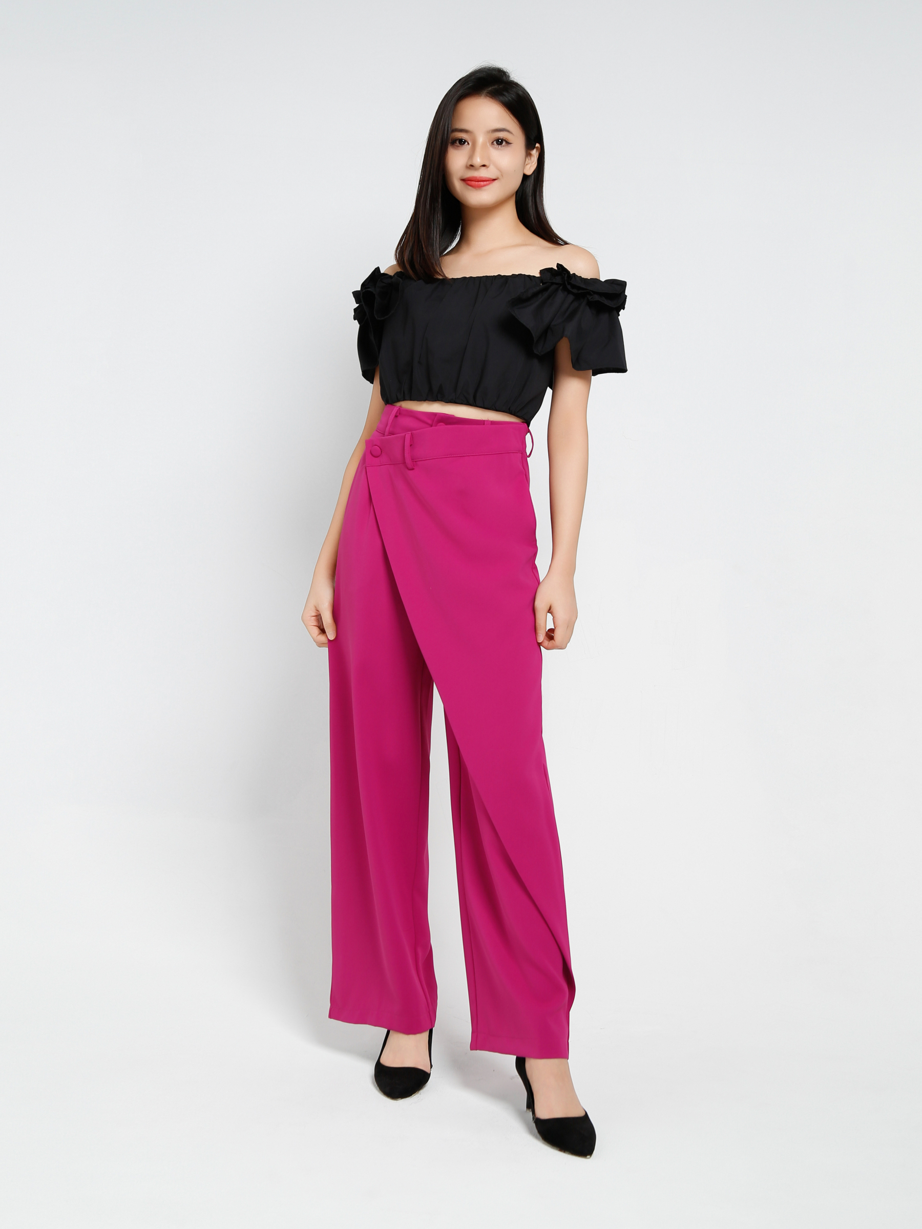 Wrap Long Pants AC739