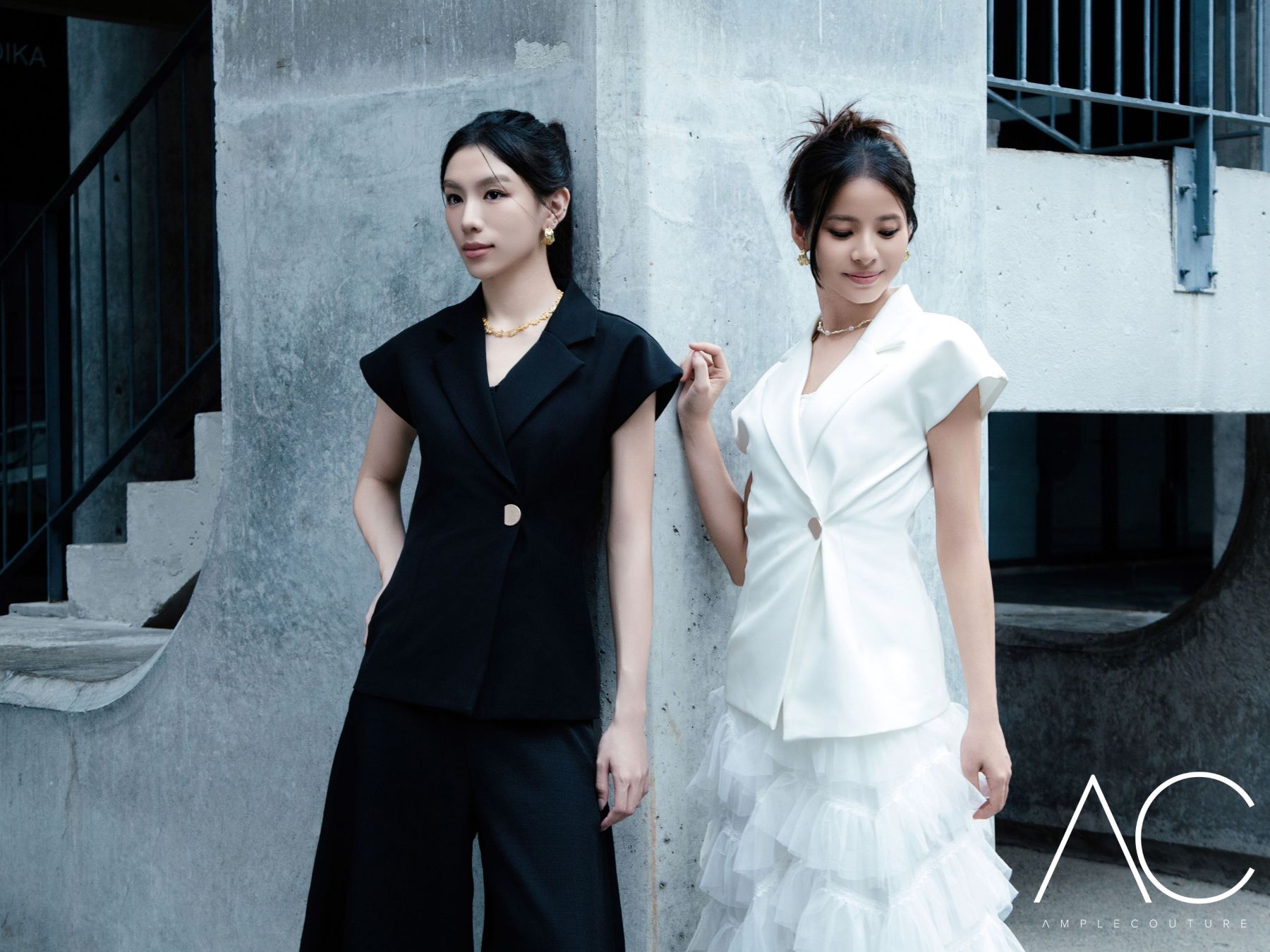 Sleeveless Collar Outerwear AC750