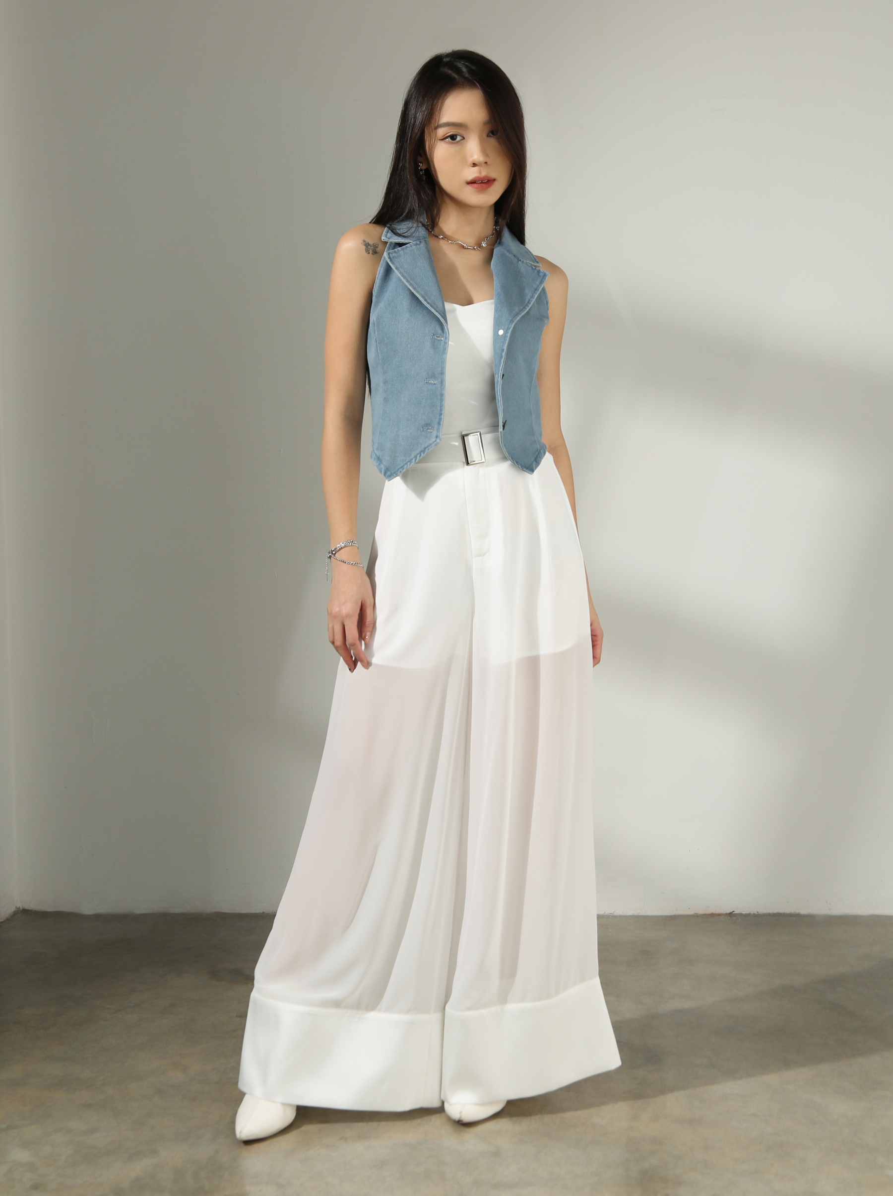 Net Long Pants AC437