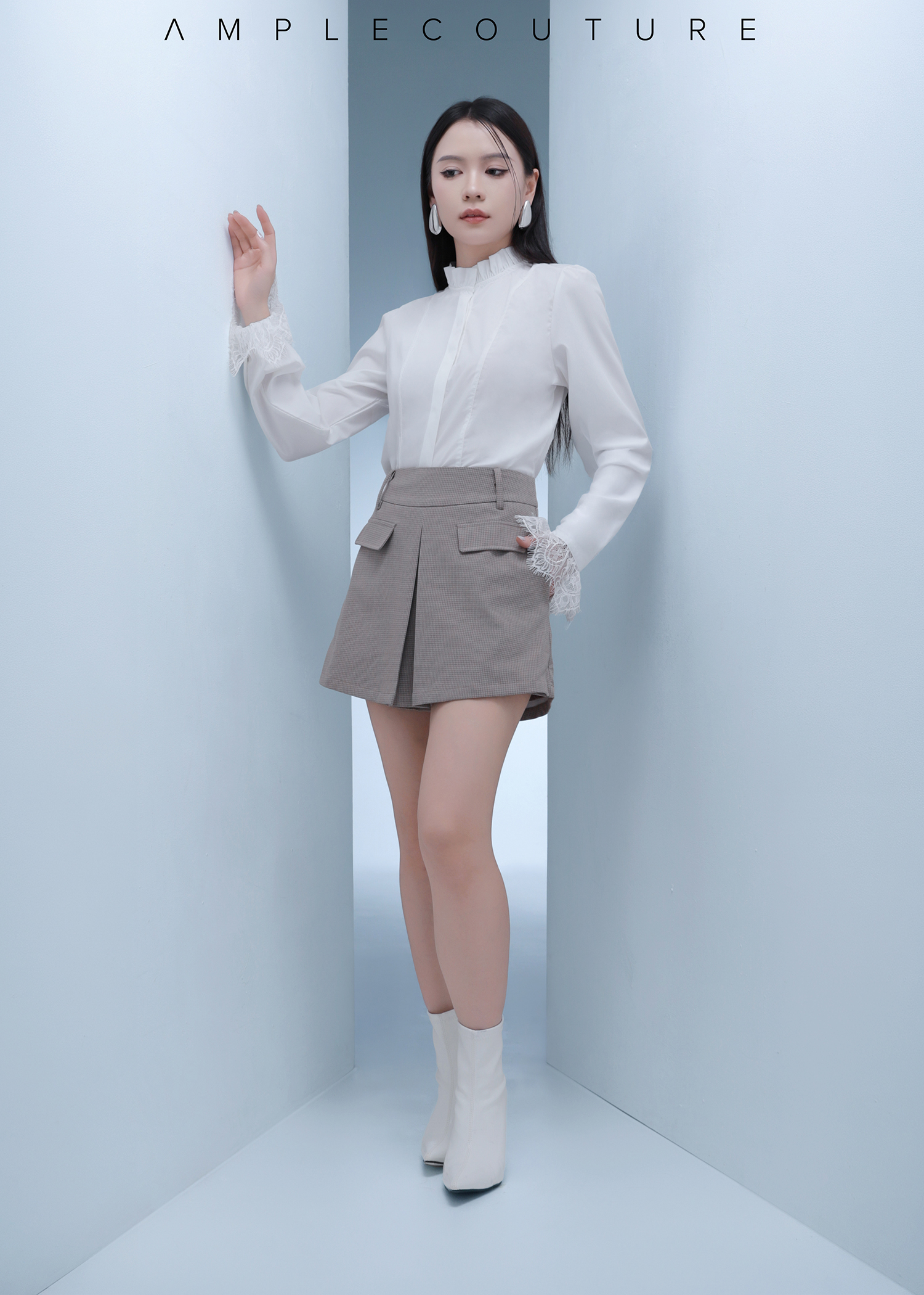 High Waist Skirt Pant 49673