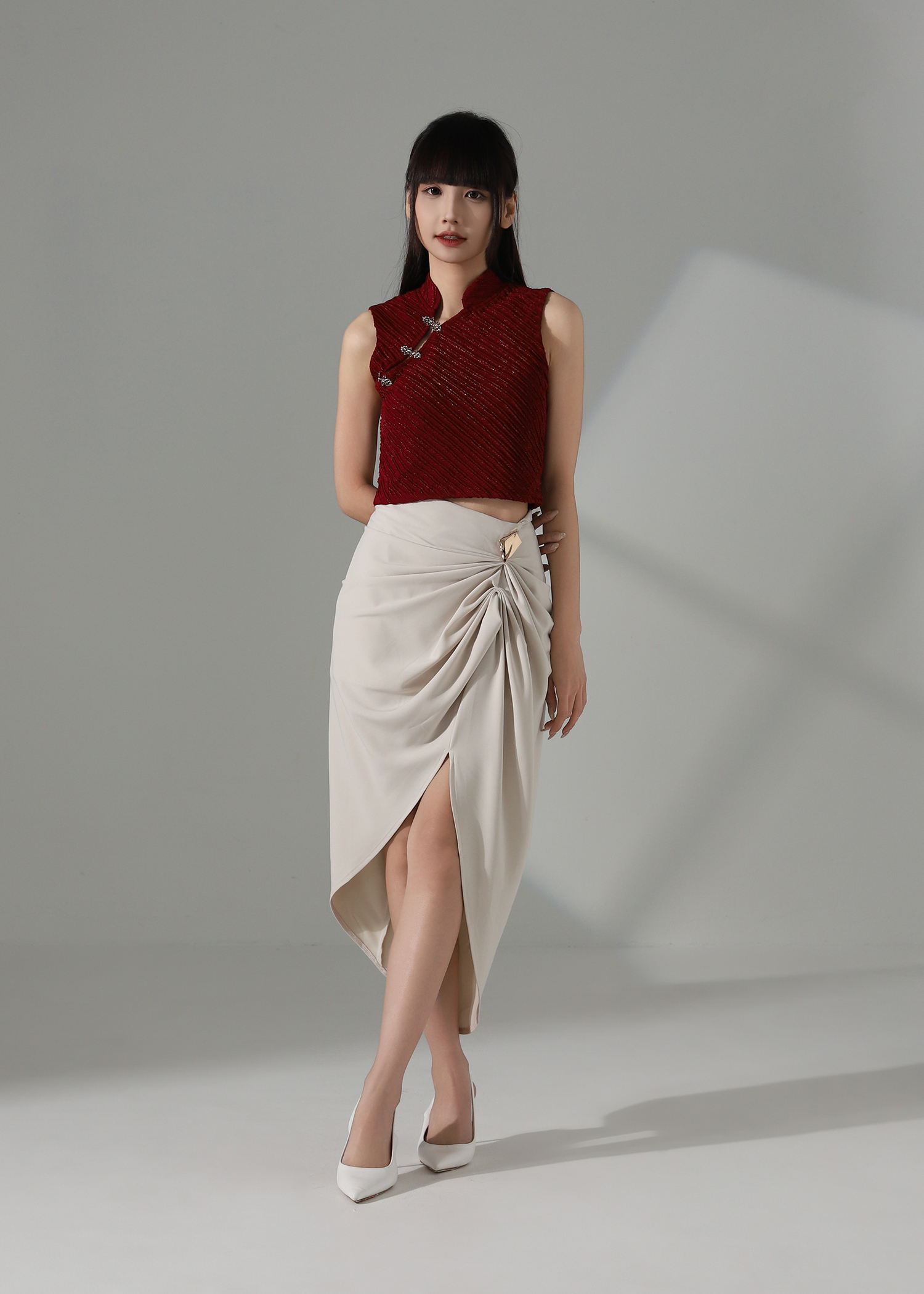 Elegant Wear Irregular Long Skirt AC788