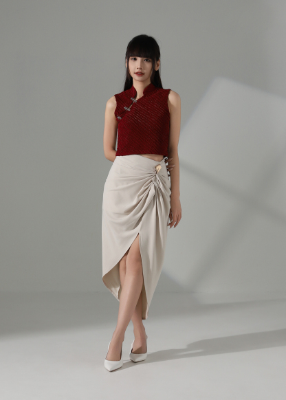 Elegant Wear Irregular Long Skirt AC788