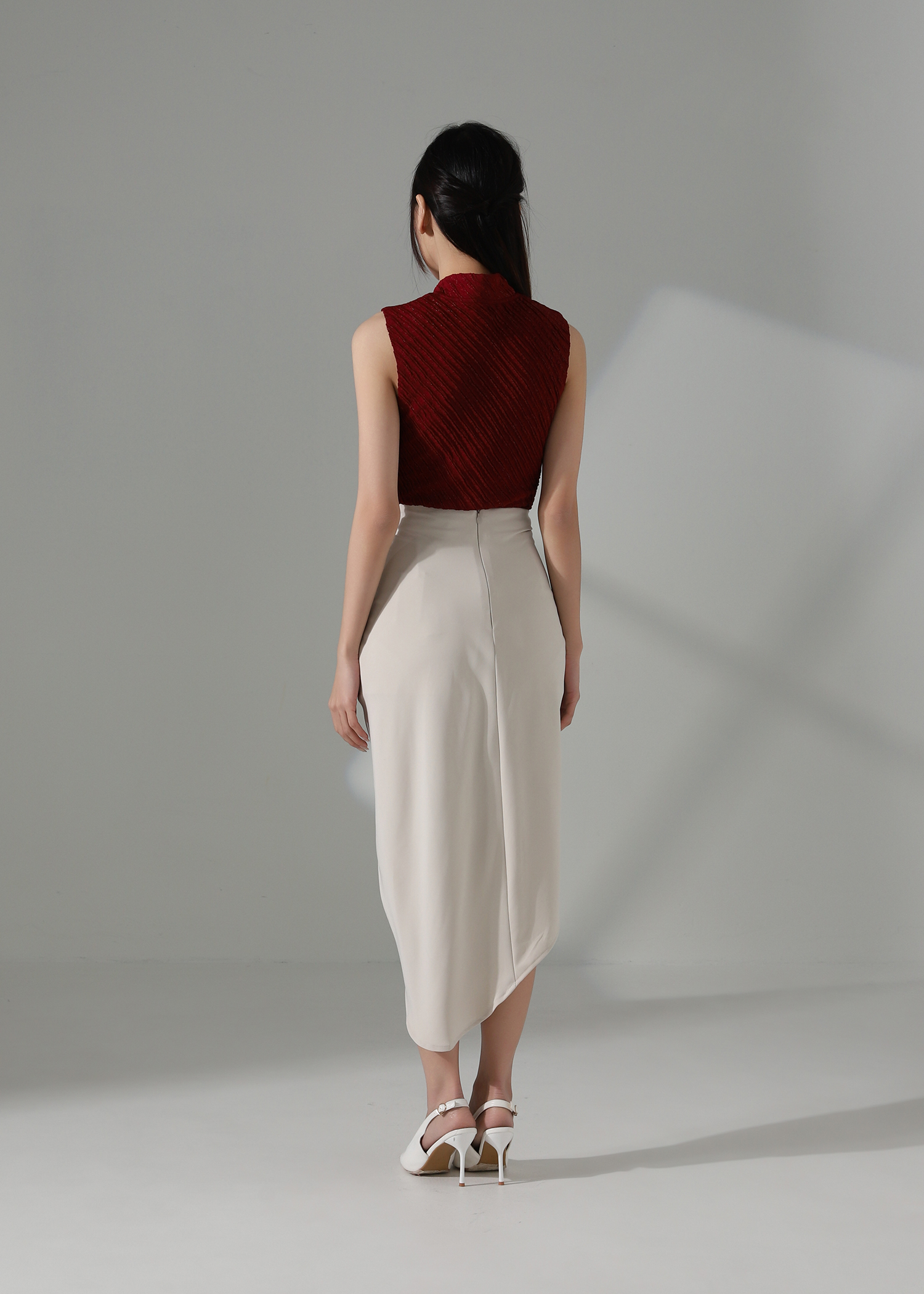 Elegant Wear Irregular Long Skirt AC788