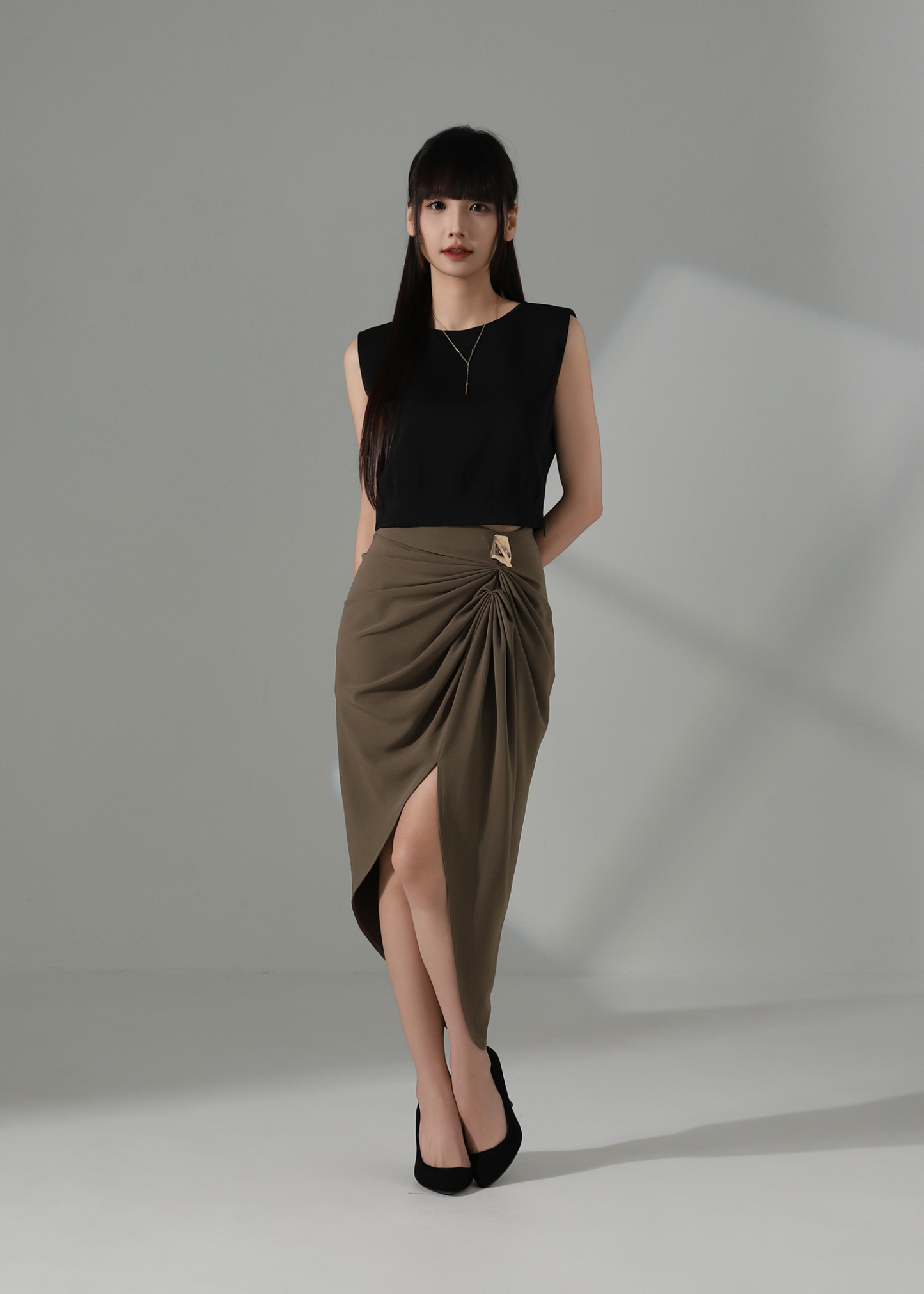 Elegant Wear Irregular Long Skirt AC788