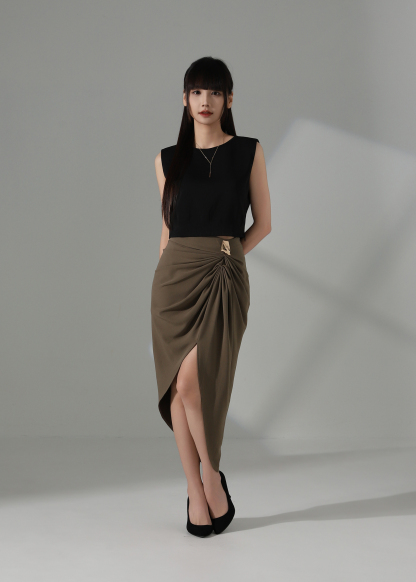 Elegant Wear Irregular Long Skirt AC788