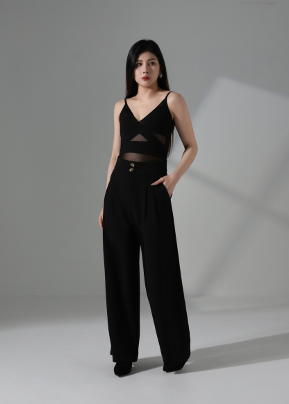 Net Innerwear Jumpsuit AC796