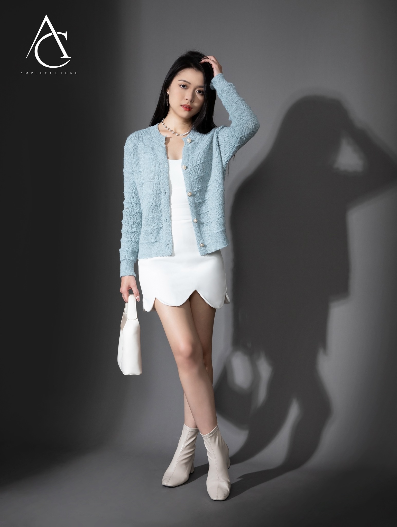 High Waist Wave Skirt Pants AC802