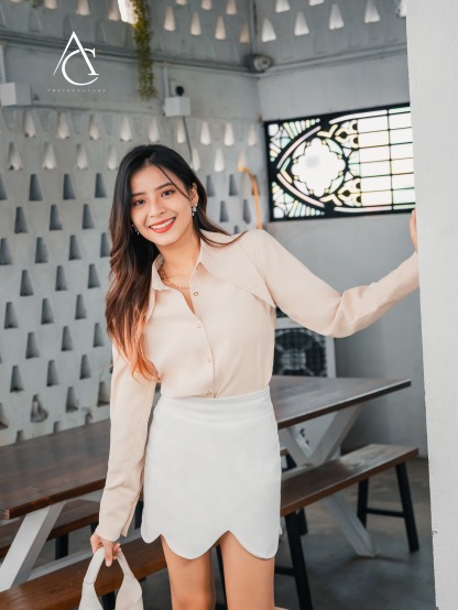 High Waist Wave Skirt Pants AC802