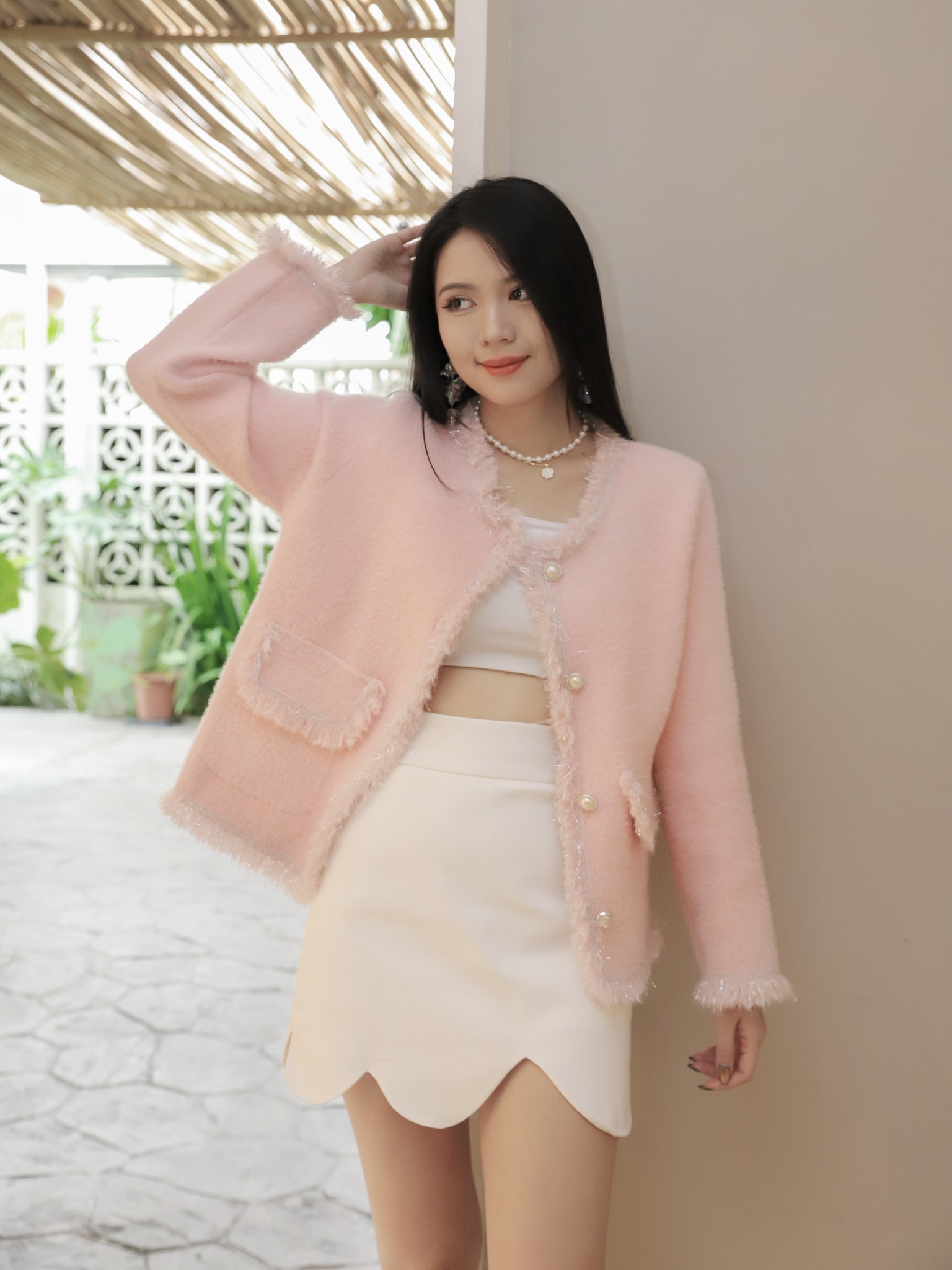 High Waist Wave Skirt Pants AC802