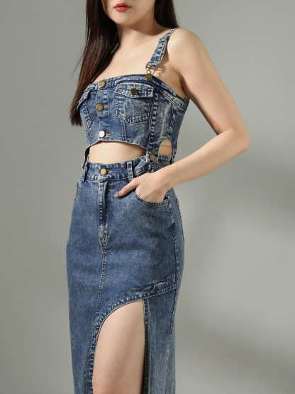 Denim Dress AC817