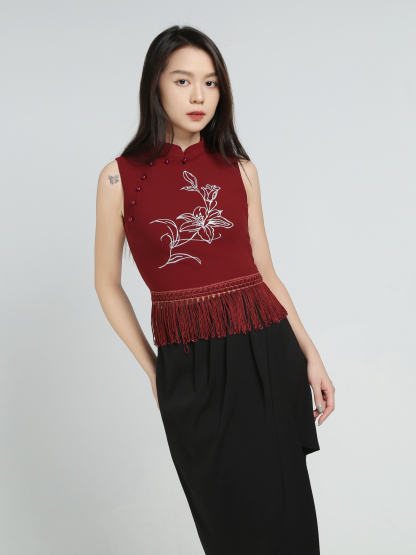 New Year Wear Tassel Top AC829