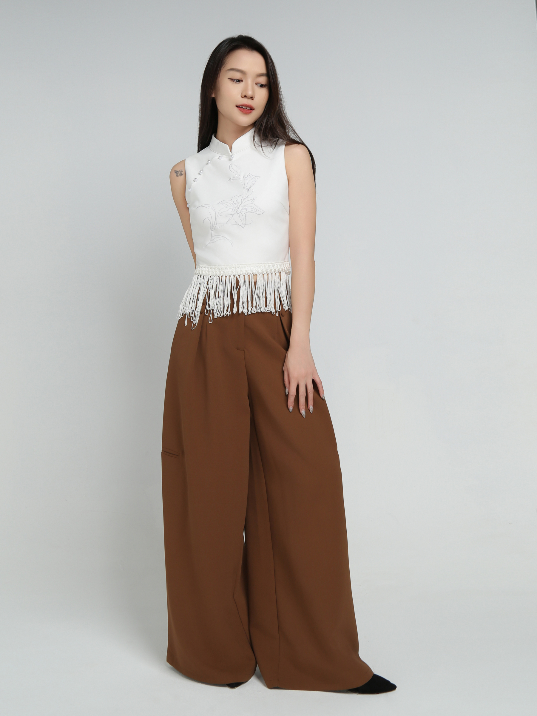 New Year Wear Tassel Top AC829
