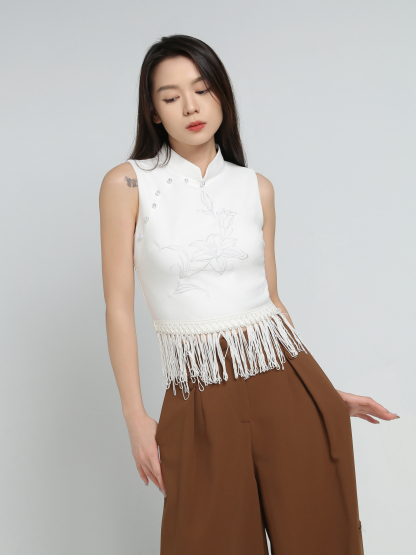 New Year Wear Tassel Top AC829
