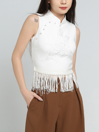 New Year Wear Tassel Top AC829