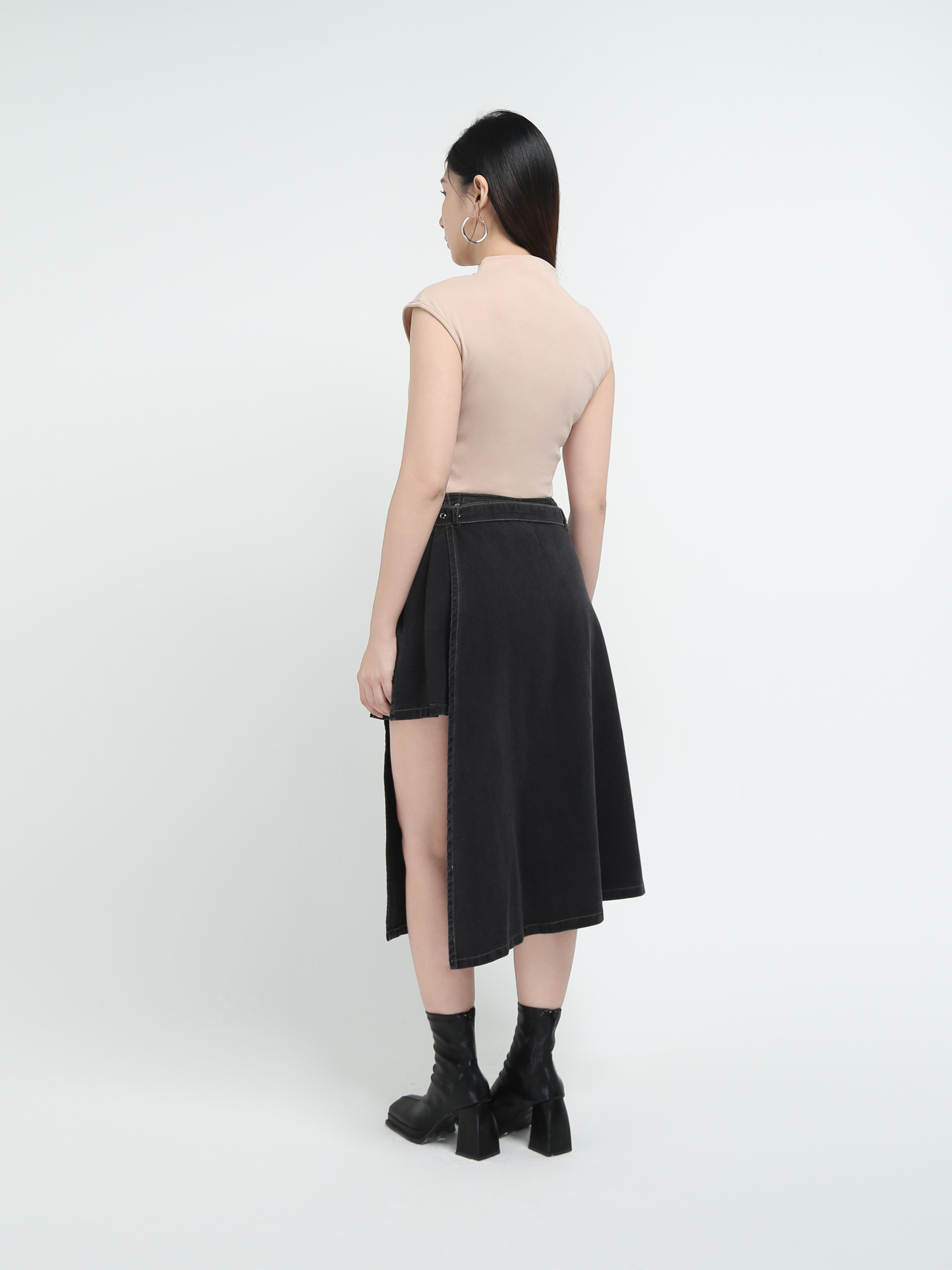 Denim Skirt Pants AC836