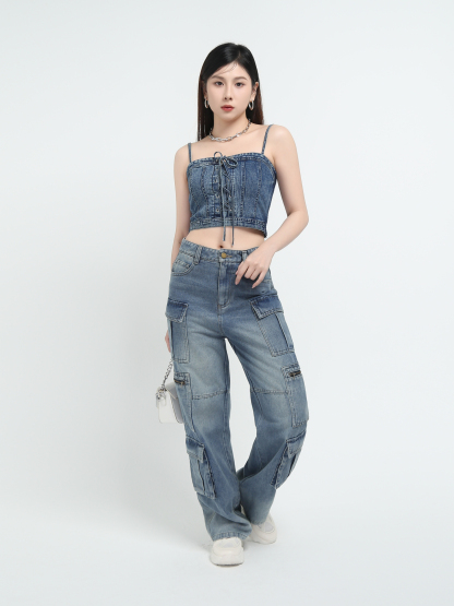 Denim Hottie Style Top AC838